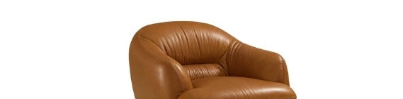 Leonia Cognac Leather Chair