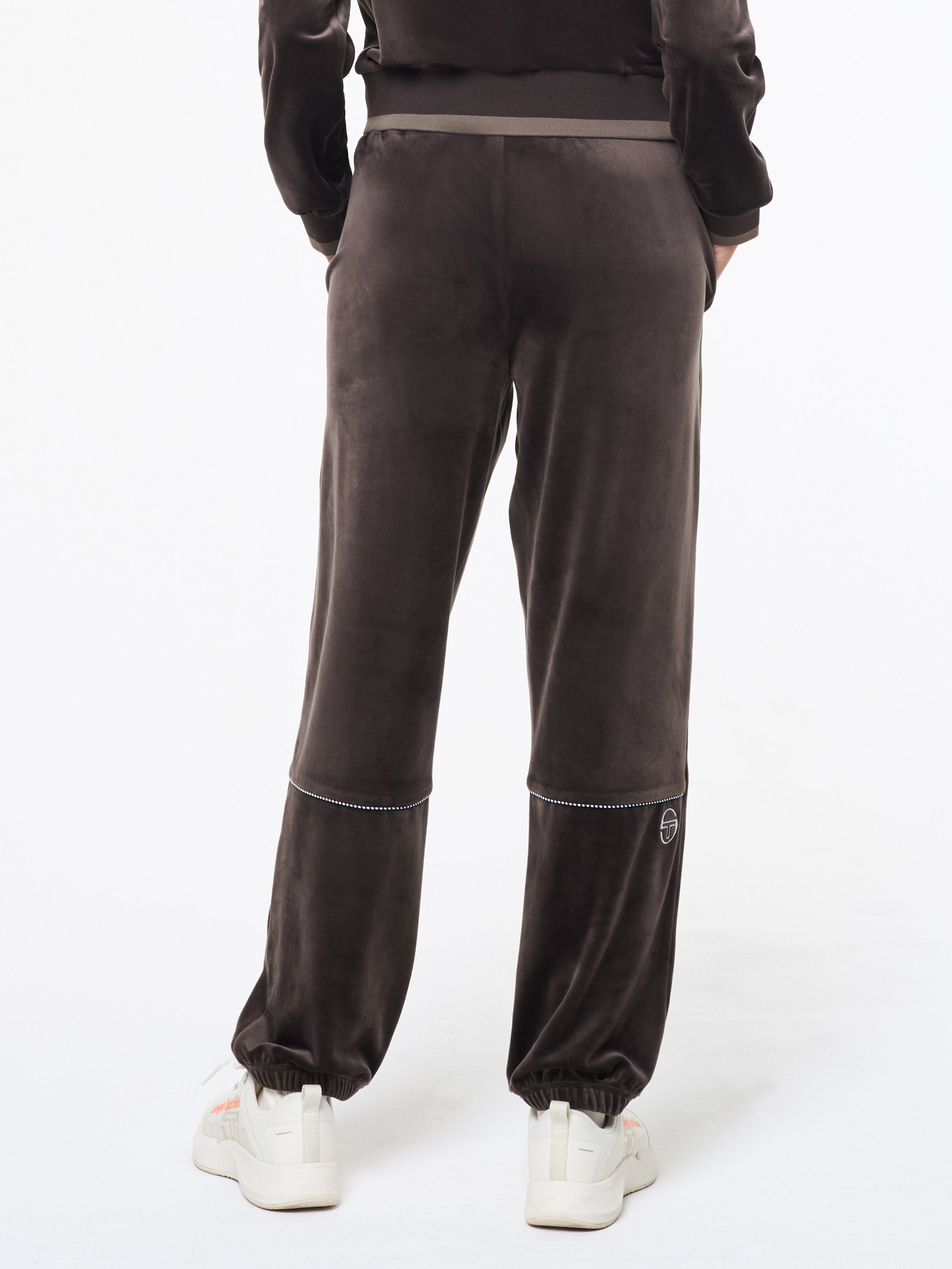 Leta Velour Pant- Mulch