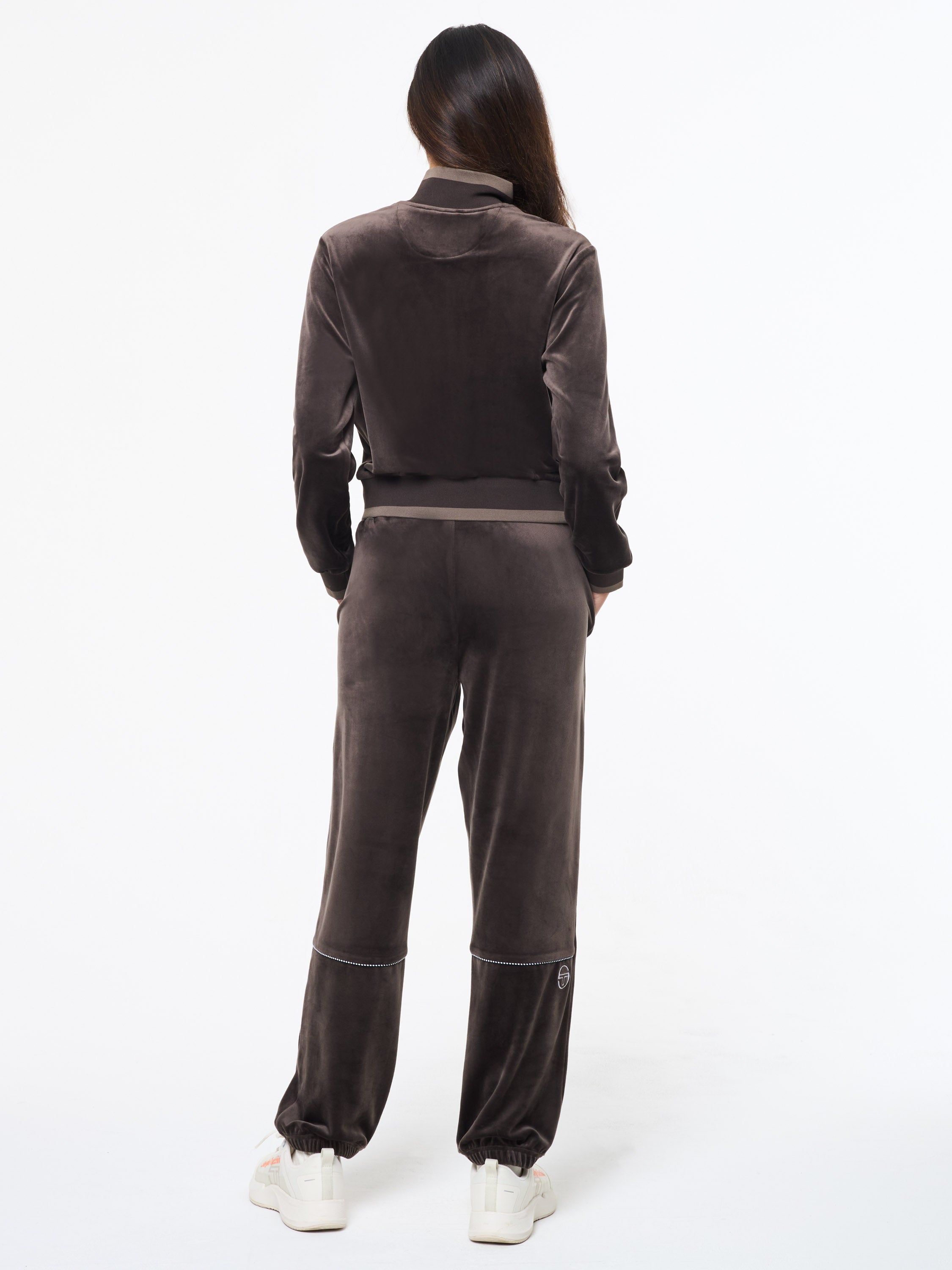Leta Velour Pant- Mulch