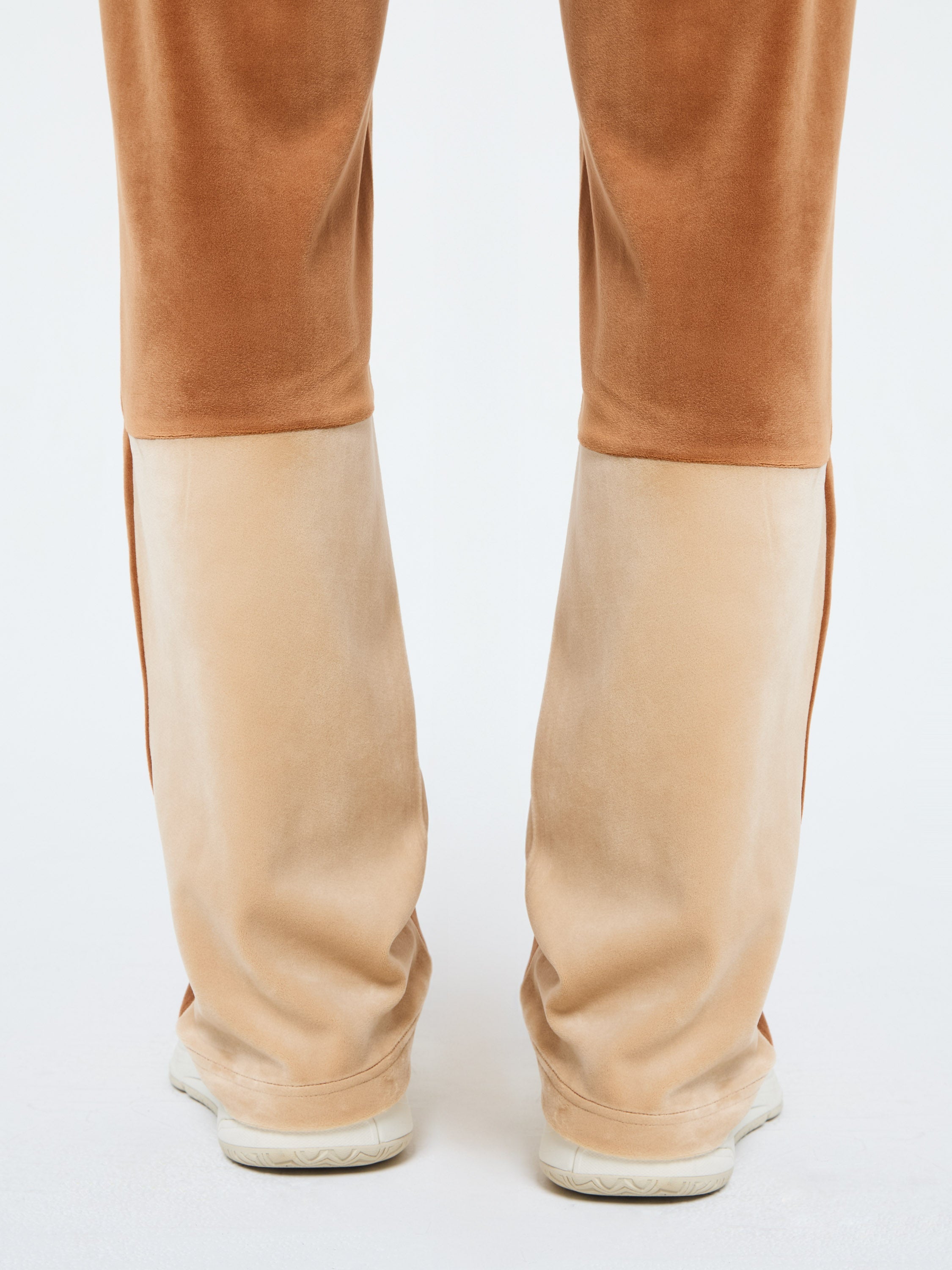 Lina Velour Track Pant- Candied Ginger