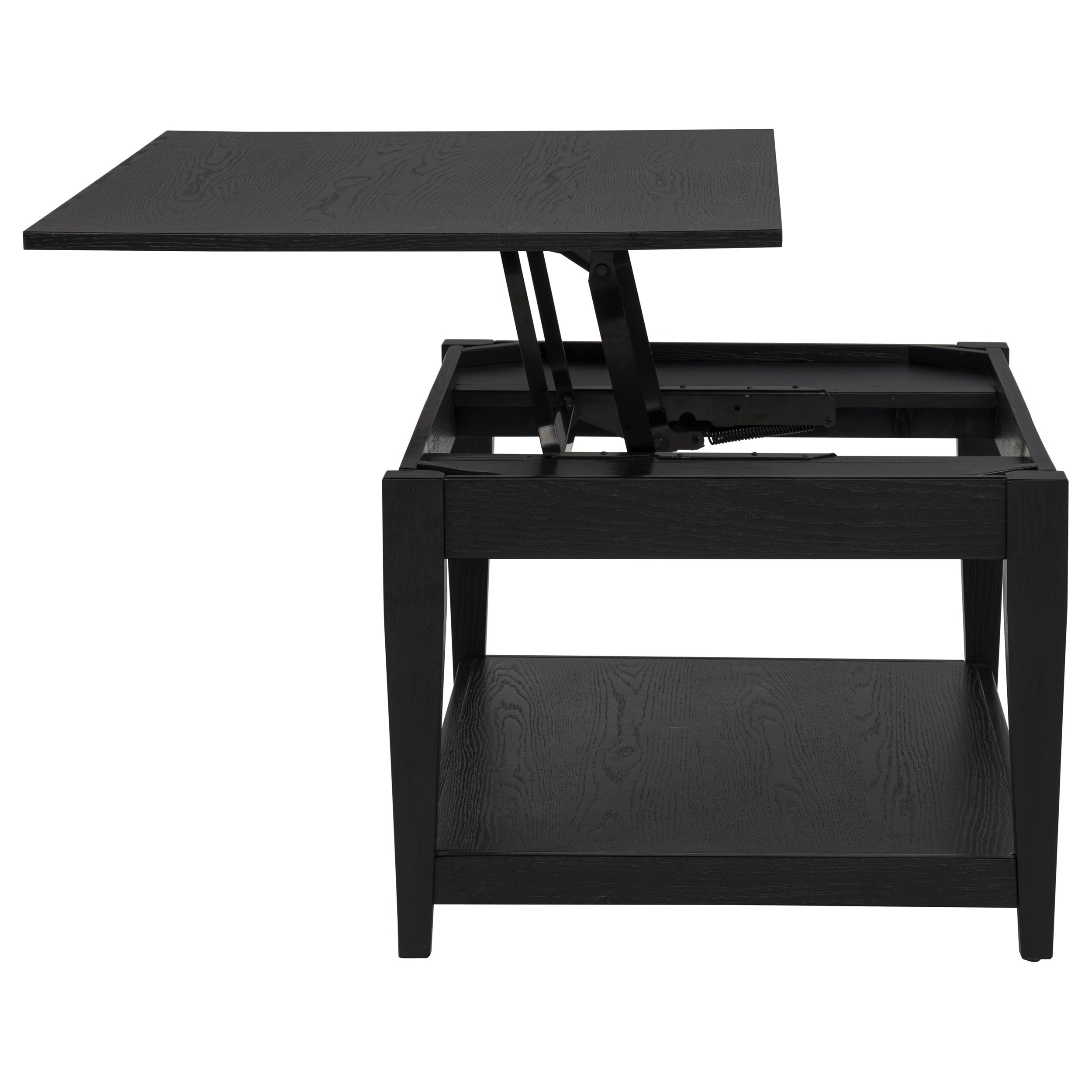 Lindenton Lift-Top Occasional Cocktail Coffee Table Black