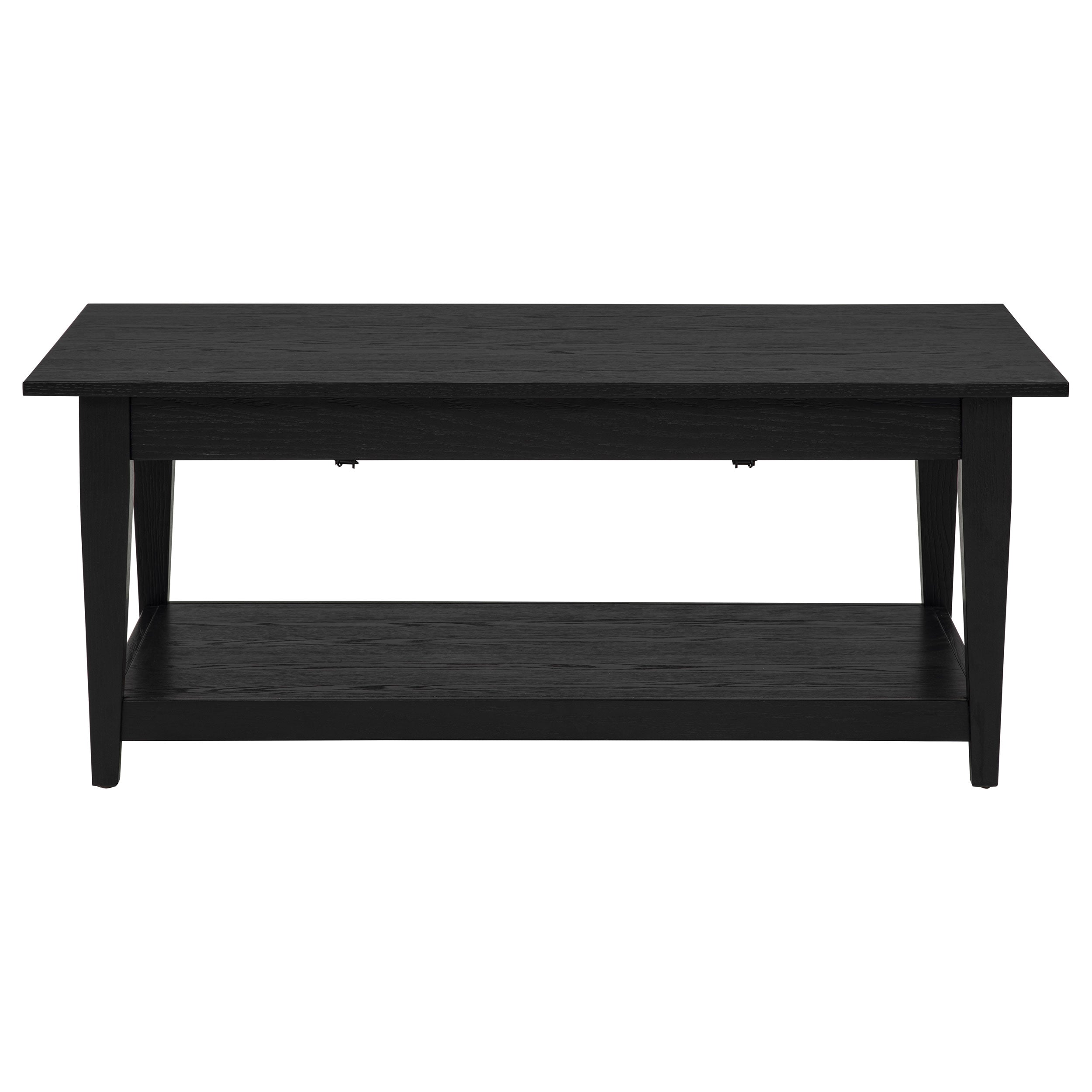 Lindenton Lift-Top Occasional Cocktail Coffee Table Black