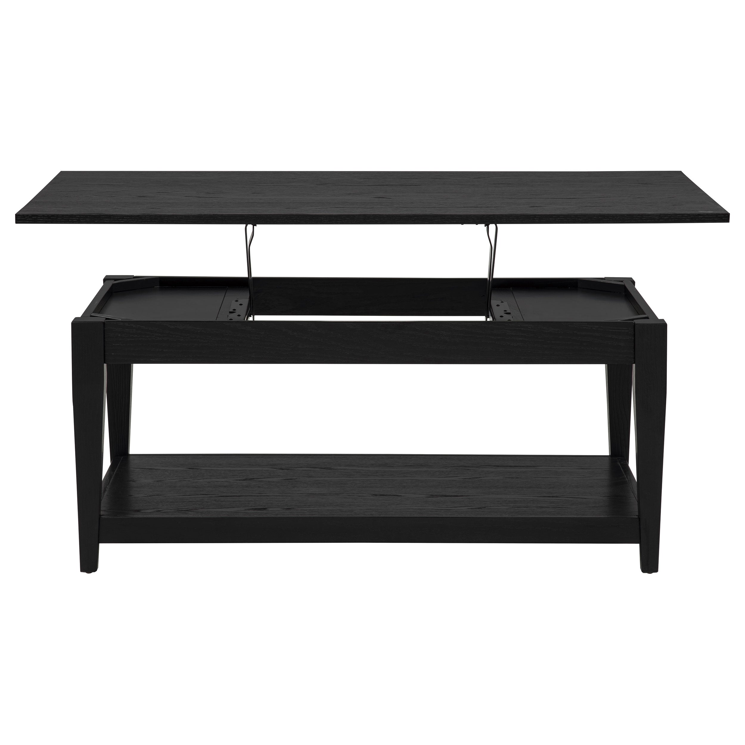 Lindenton Lift-Top Occasional Cocktail Coffee Table Black