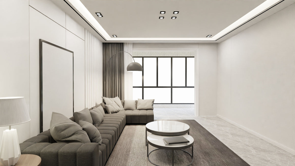 Luxe Modular Sectional Sofa with Ottoman