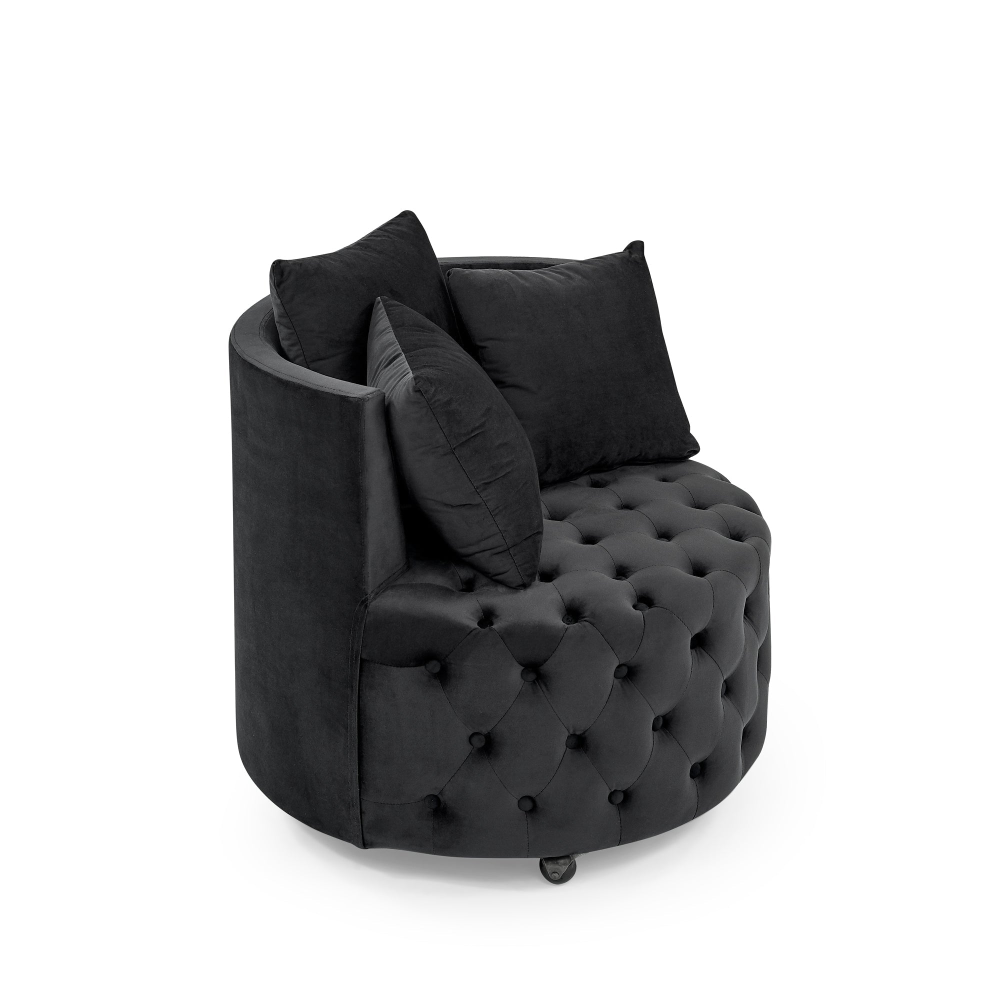 Luxe Velvet Swivel Accent Chair