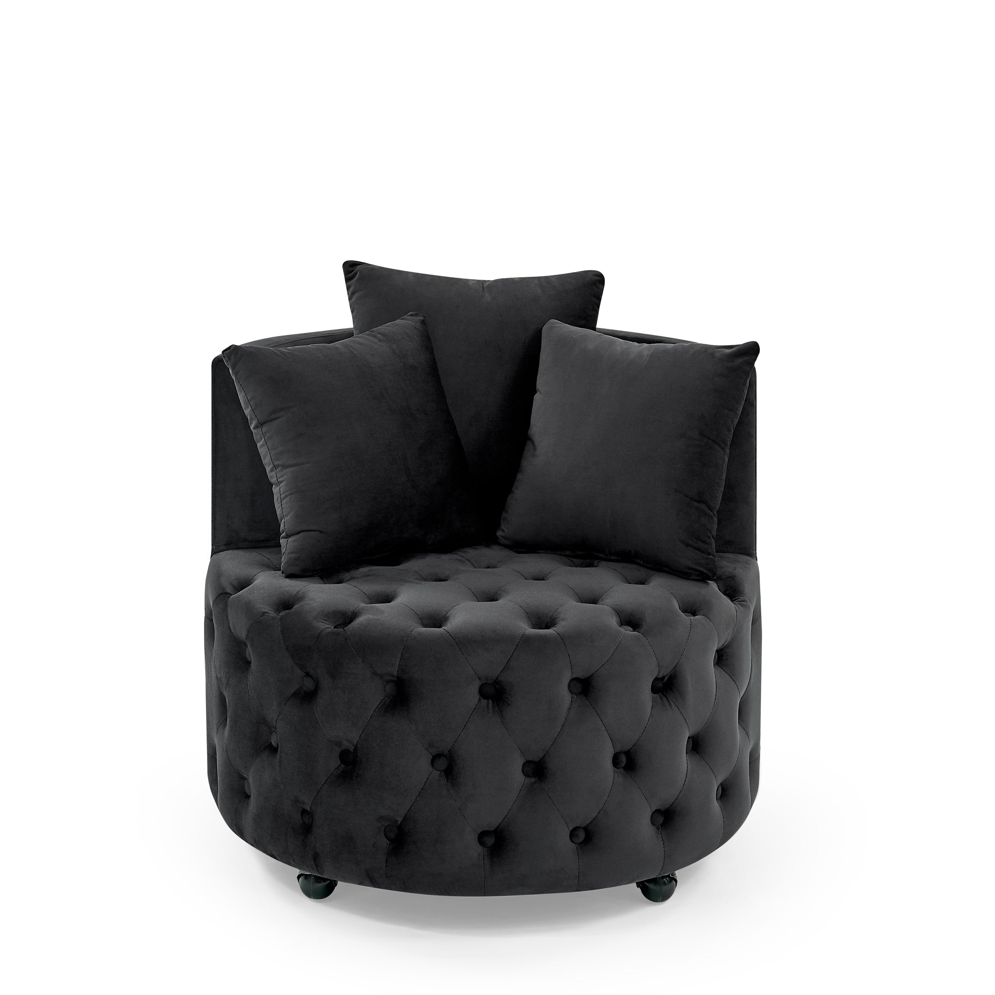 Luxe Velvet Swivel Accent Chair