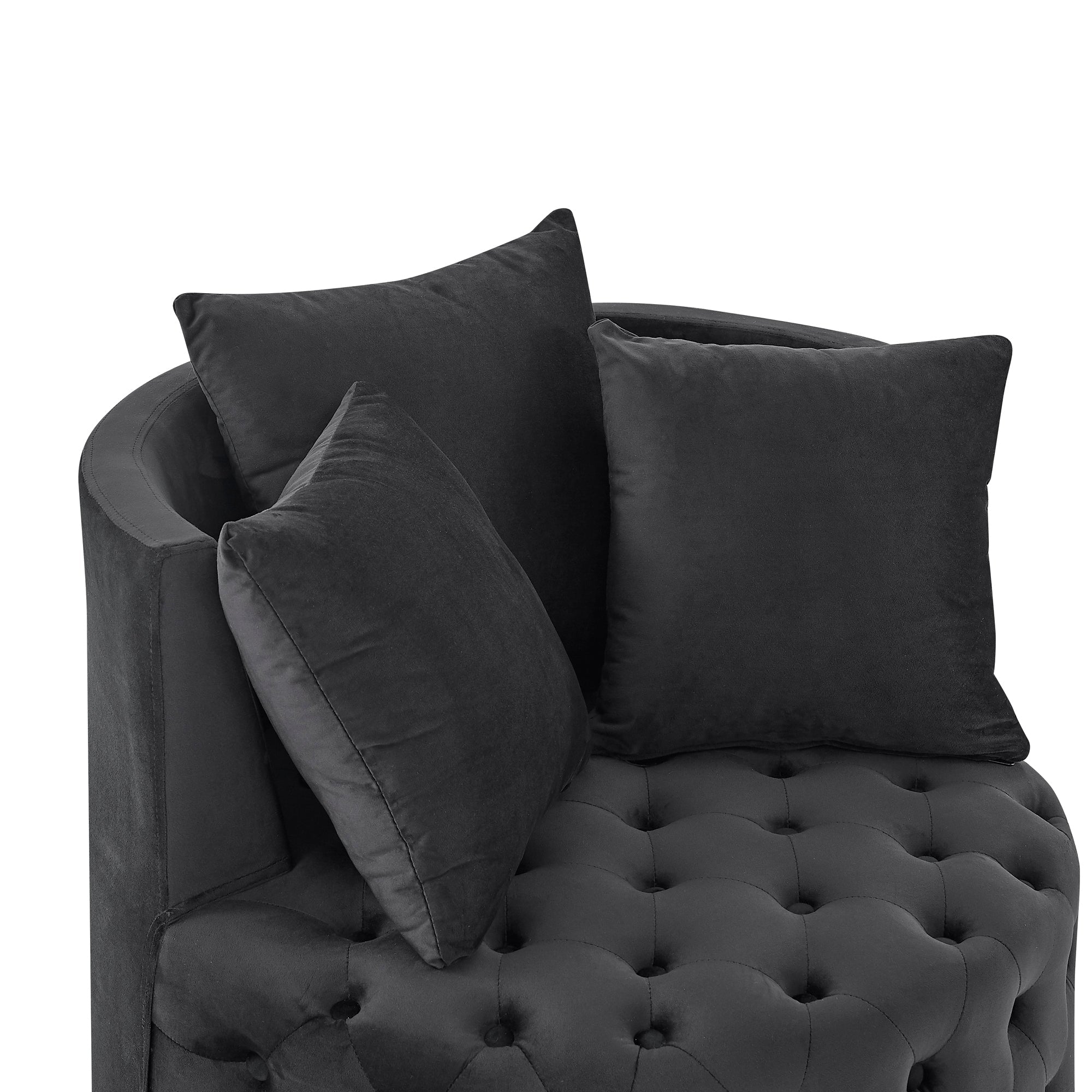 Luxe Velvet Swivel Accent Chair
