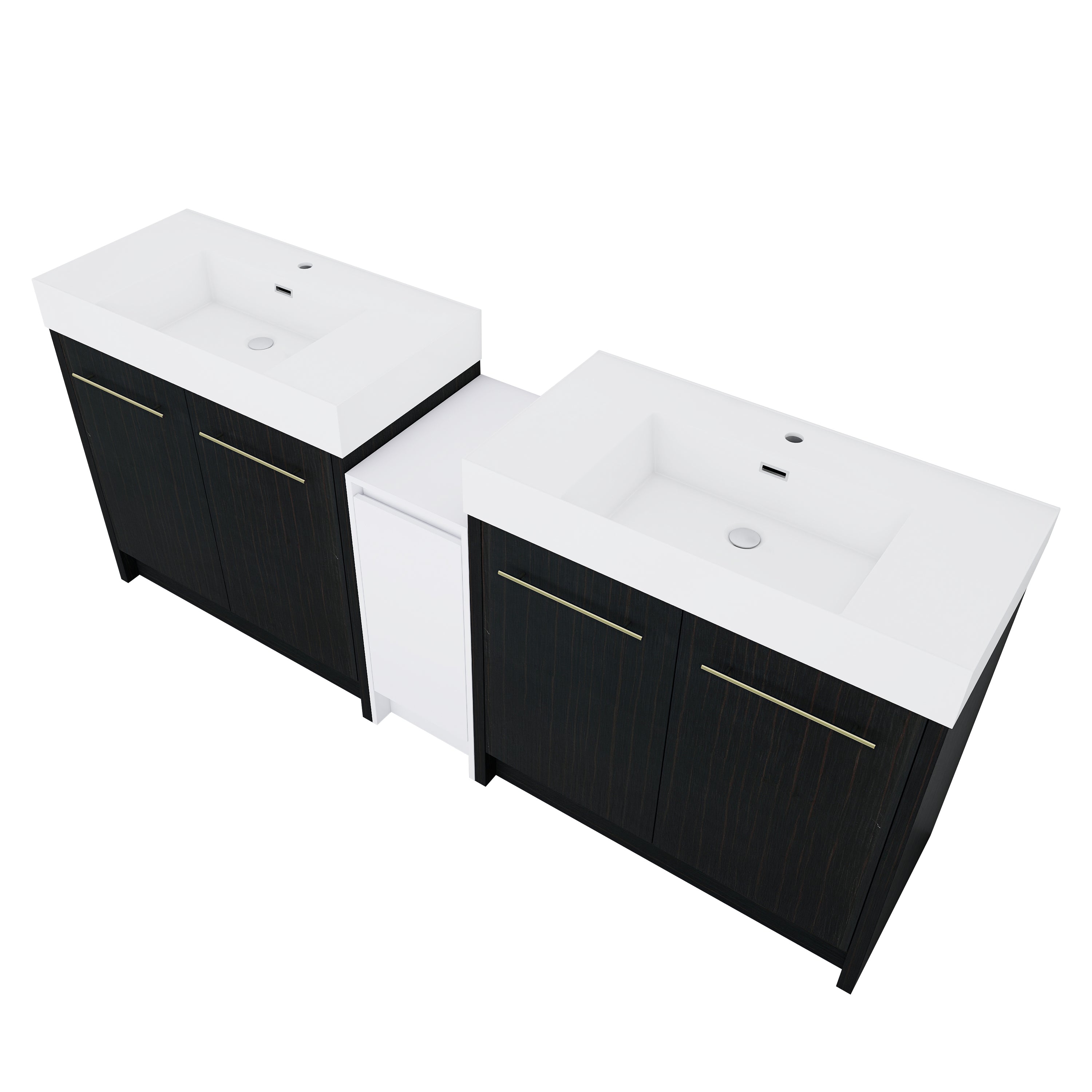 Luxury Bathroom Vanity Collection – Double Sink Cabinet in Modern Style