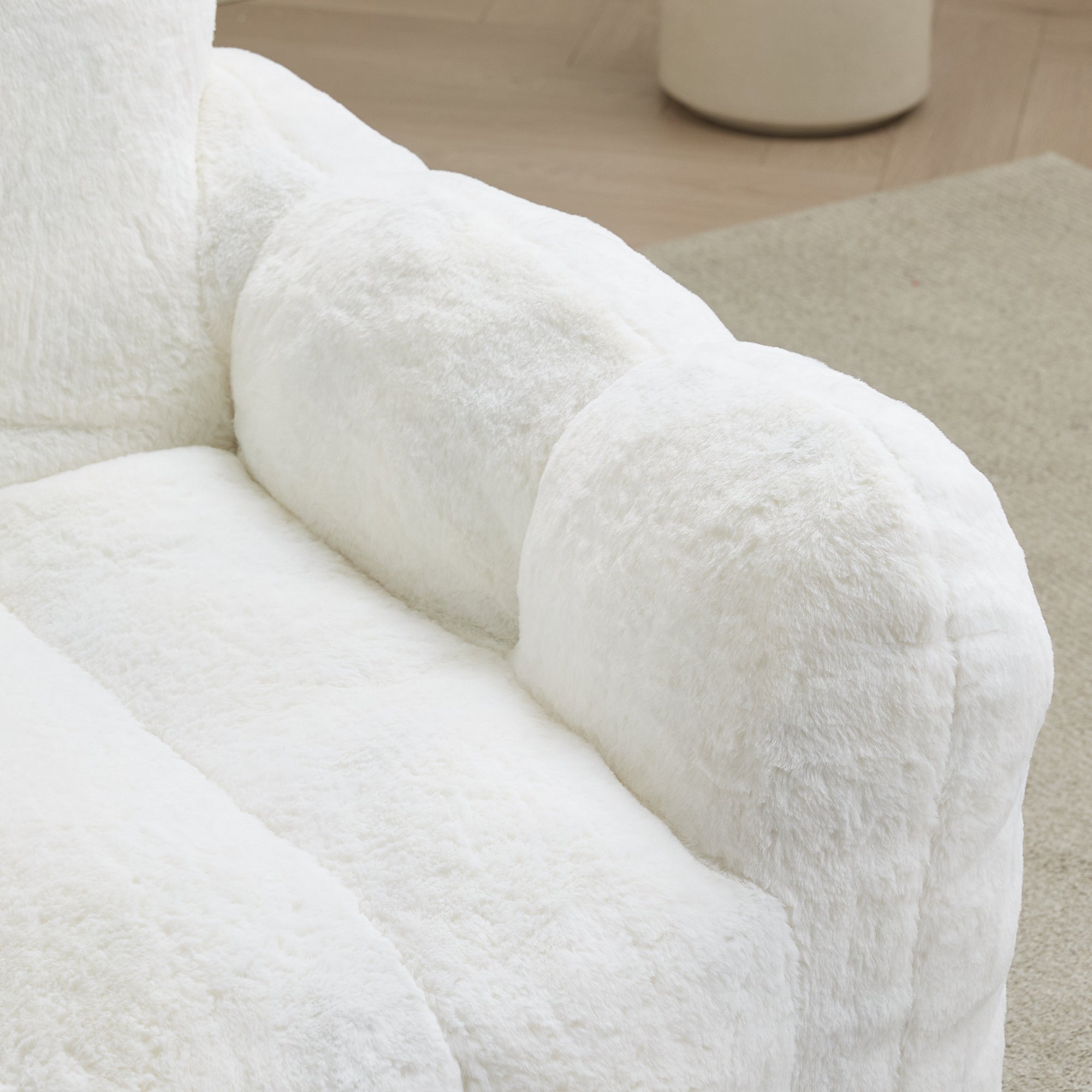 Luxury Faux Fur Bean Bag Sofa Chair