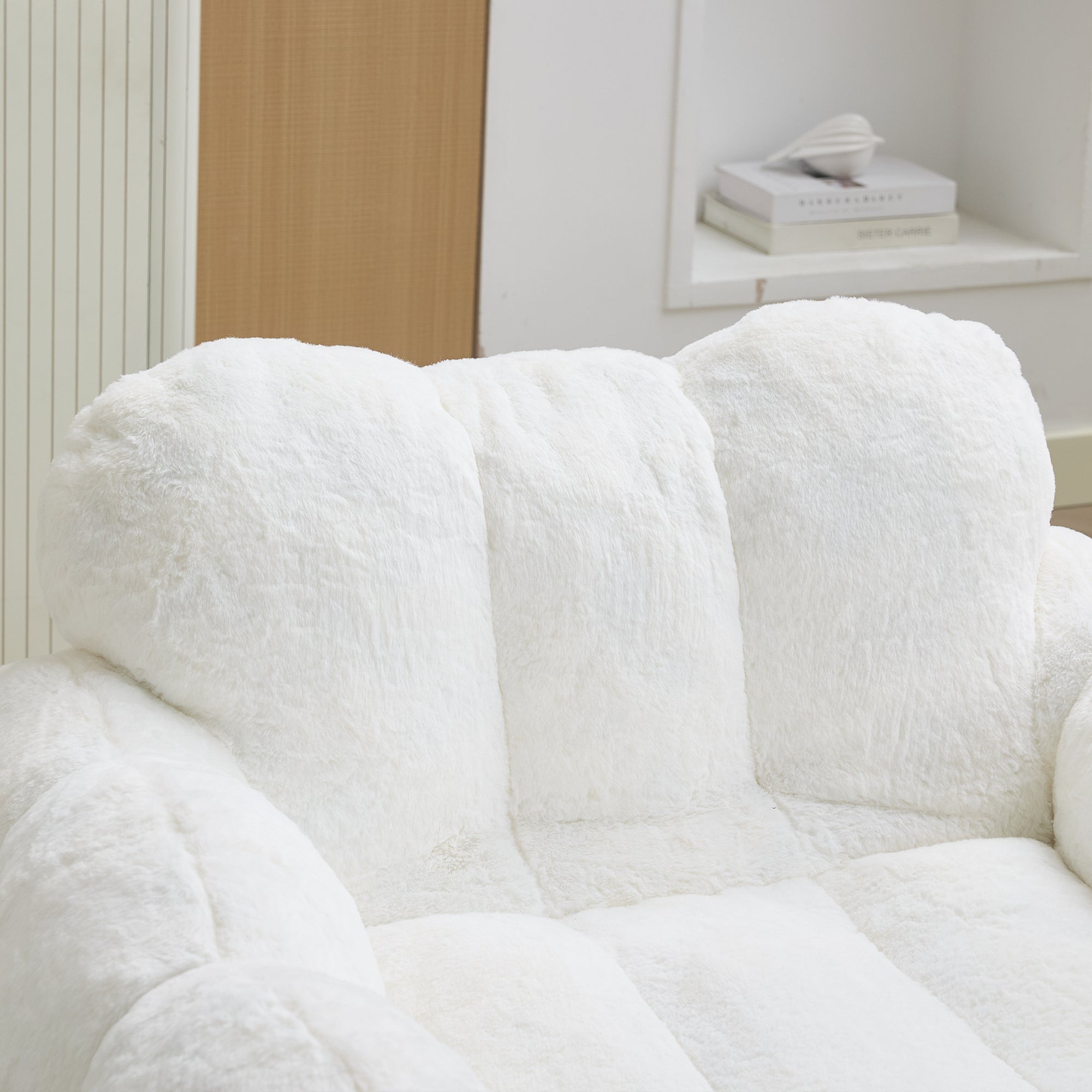 Luxury Faux Fur Bean Bag Sofa Chair