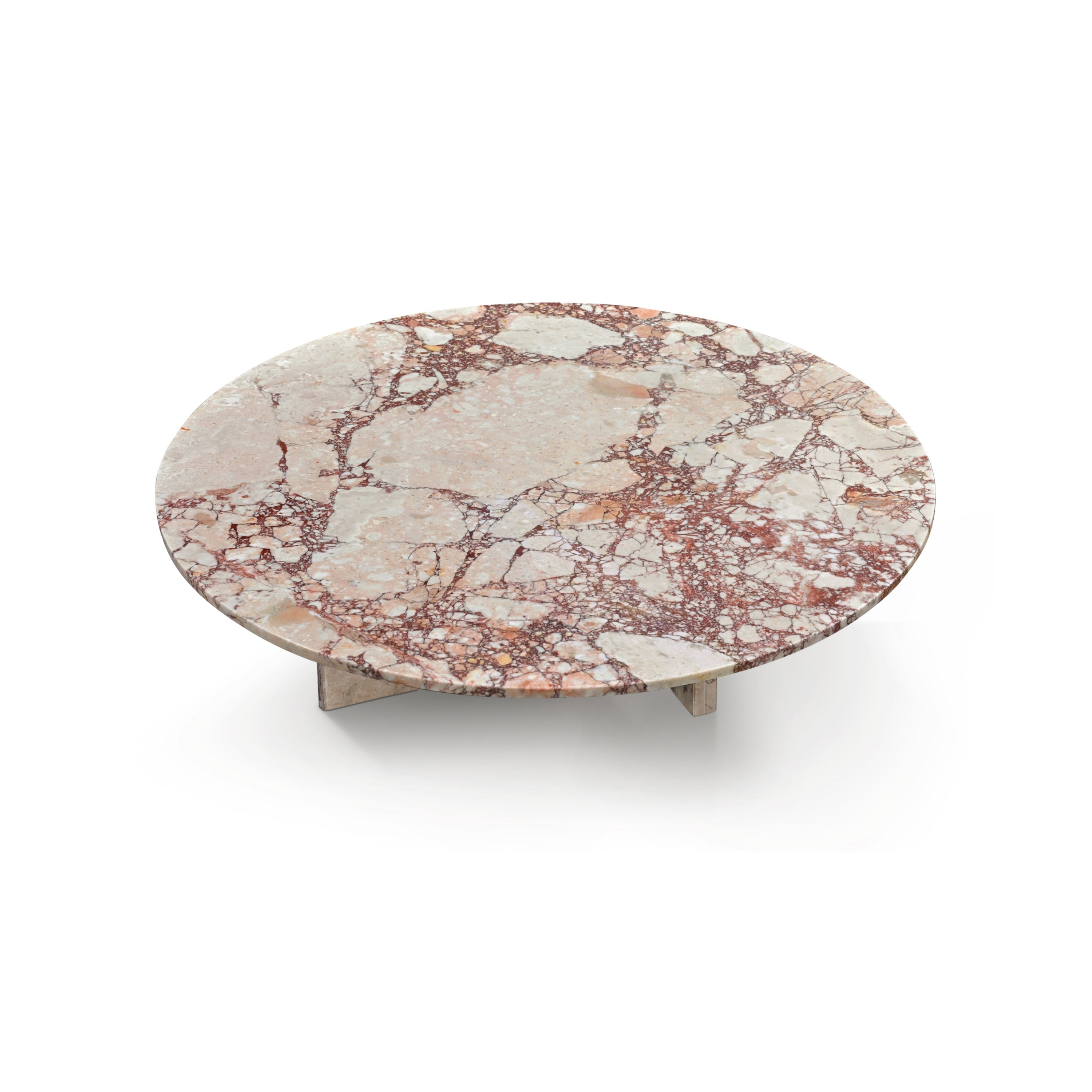 Luxury Pink Natural Marble Coffee Table