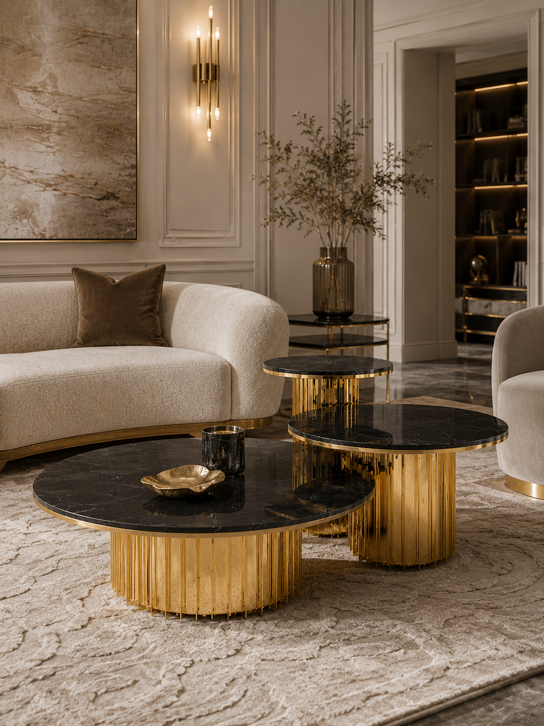 Marbella Gold Luxe Coffee Table
