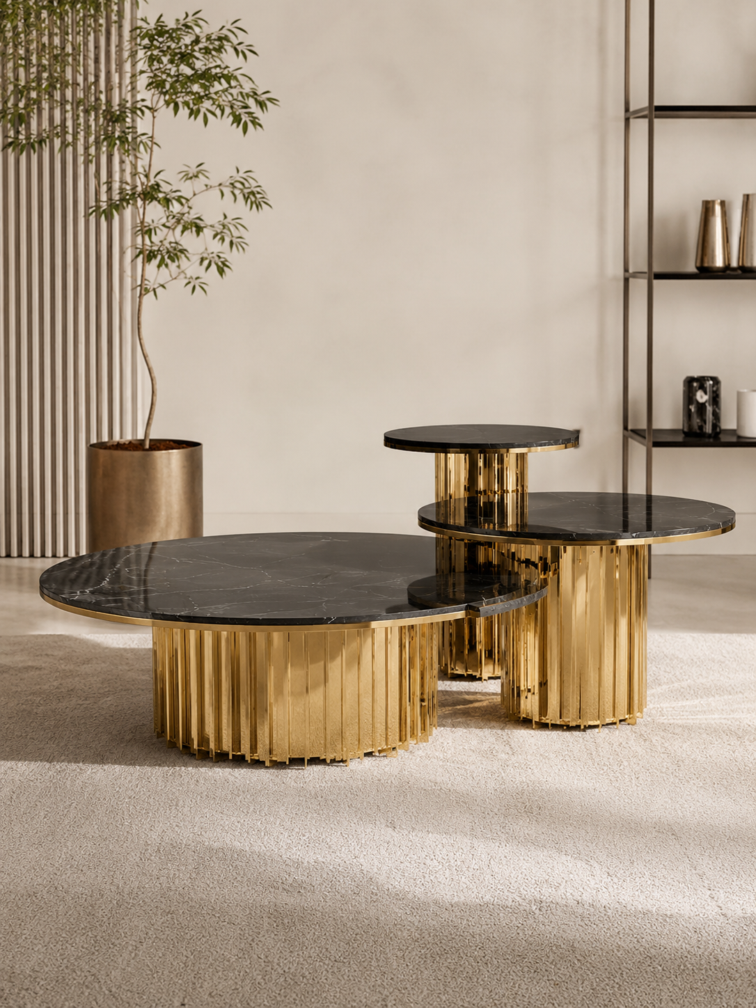 Marbella Gold Luxe Coffee Table