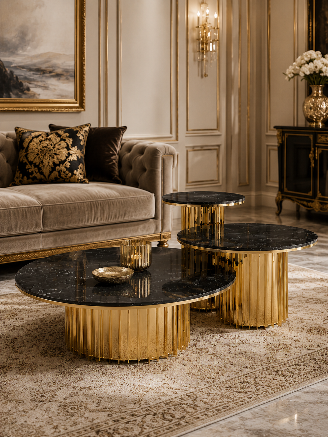 Marbella Gold Luxe Coffee Table