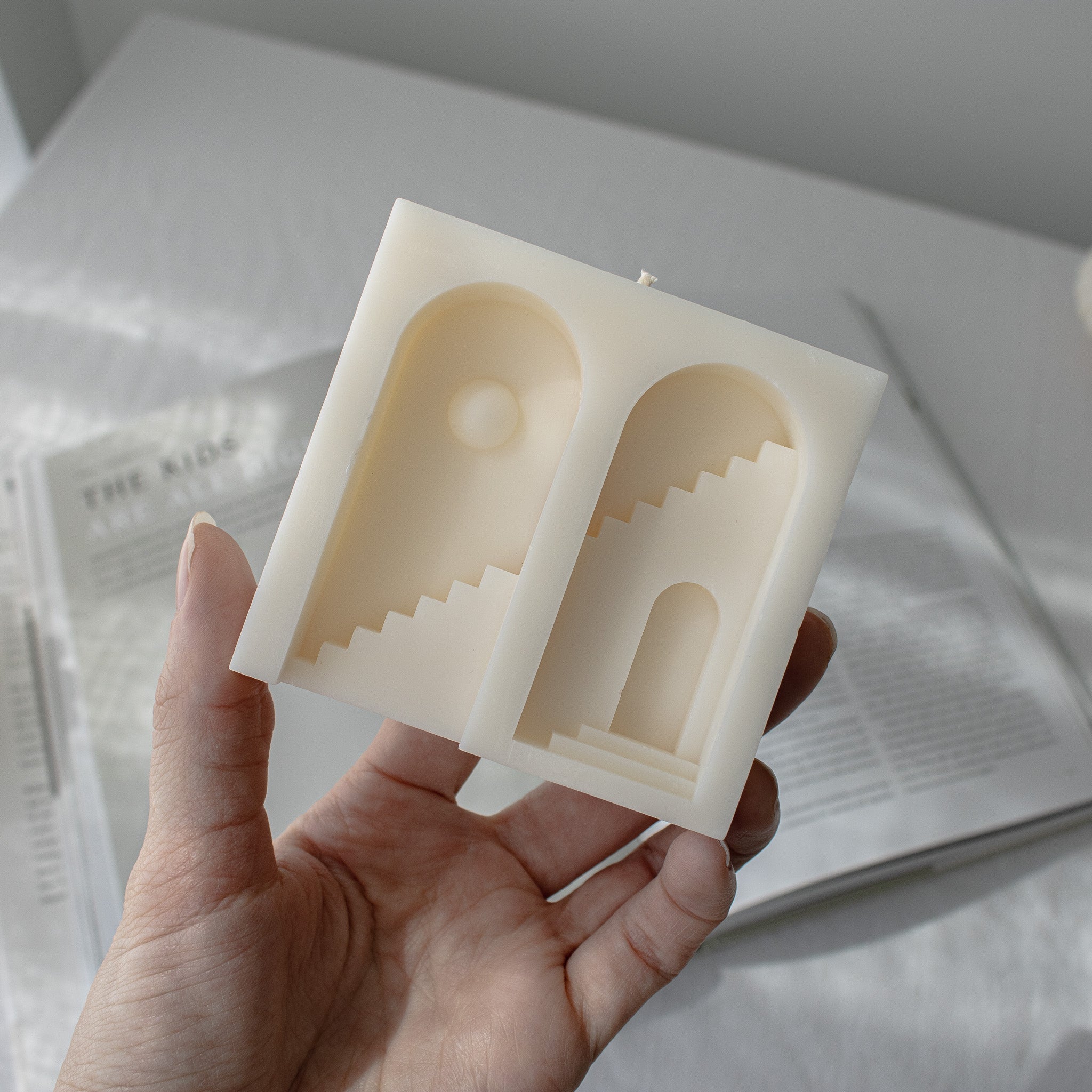 Mediterranean Archway Candle, Unique Home Decor, Soy Candle