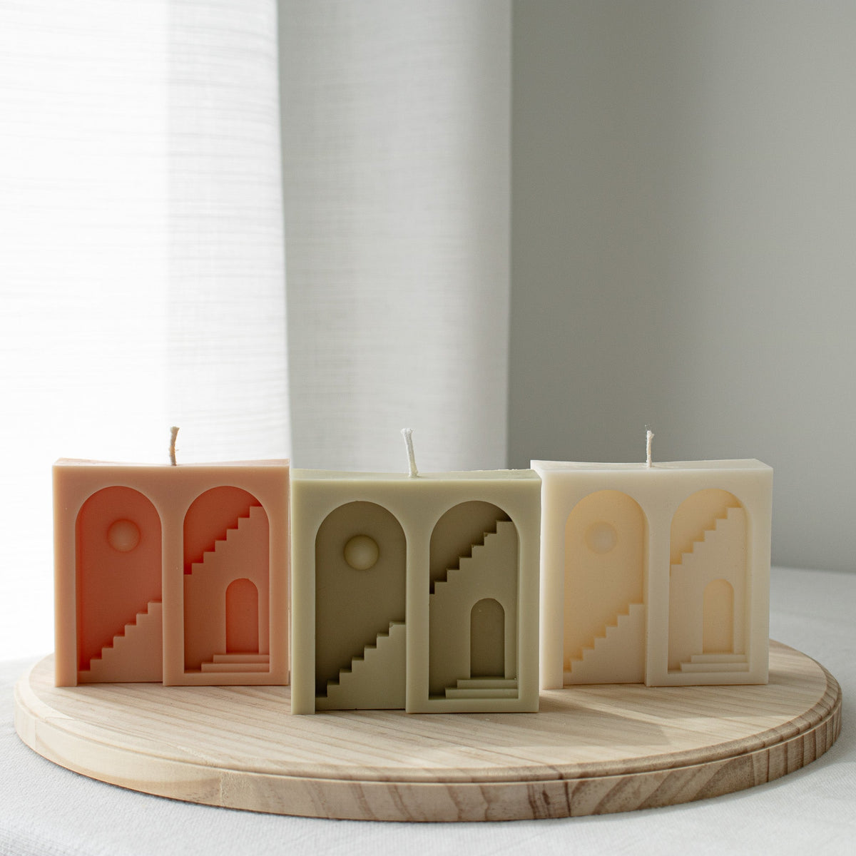 Mediterranean Archway Candle, Unique Home Decor, Soy Candle