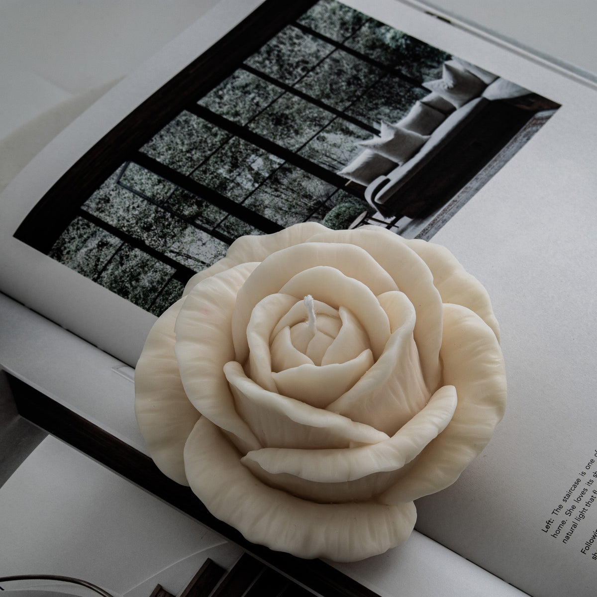 Medium Rose Candle