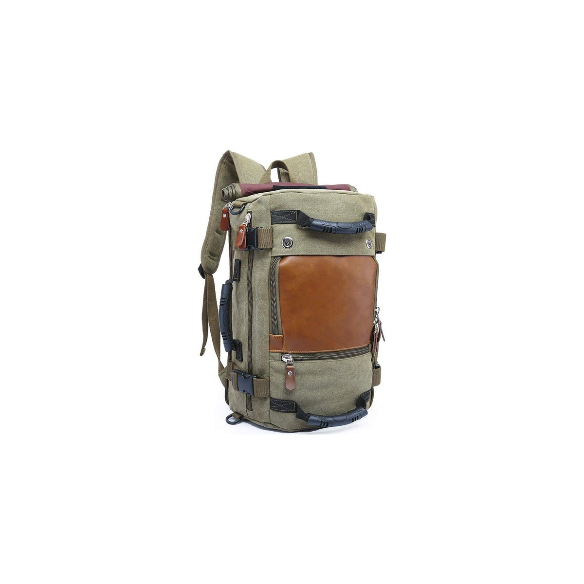 Men's Canvas Backpack – Convertible Work Carry