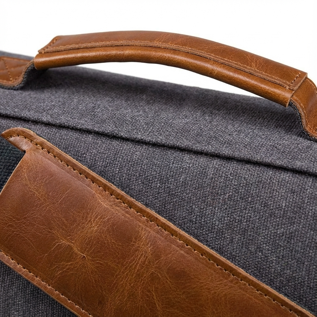 Men's Canvas Messenger Bag – Large Format Commuter Carry