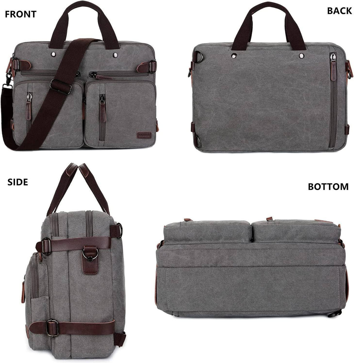 Men's Canvas Messenger Bag – Structured Office Carry