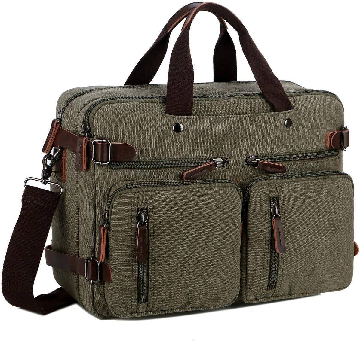 Men's Canvas Messenger Bag – Structured Office Carry