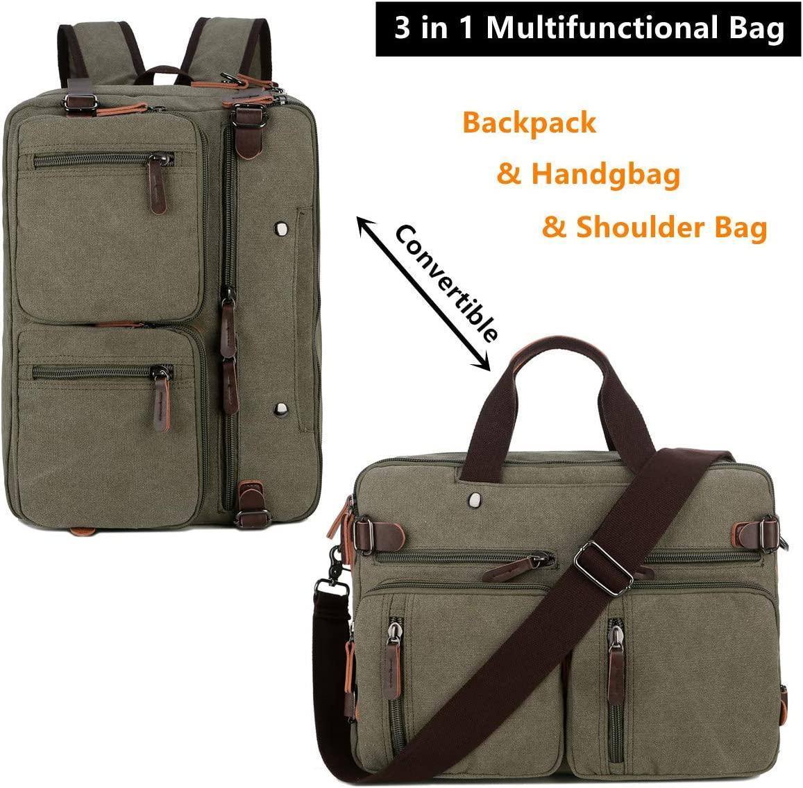 Men's Canvas Messenger Bag – Structured Office Carry