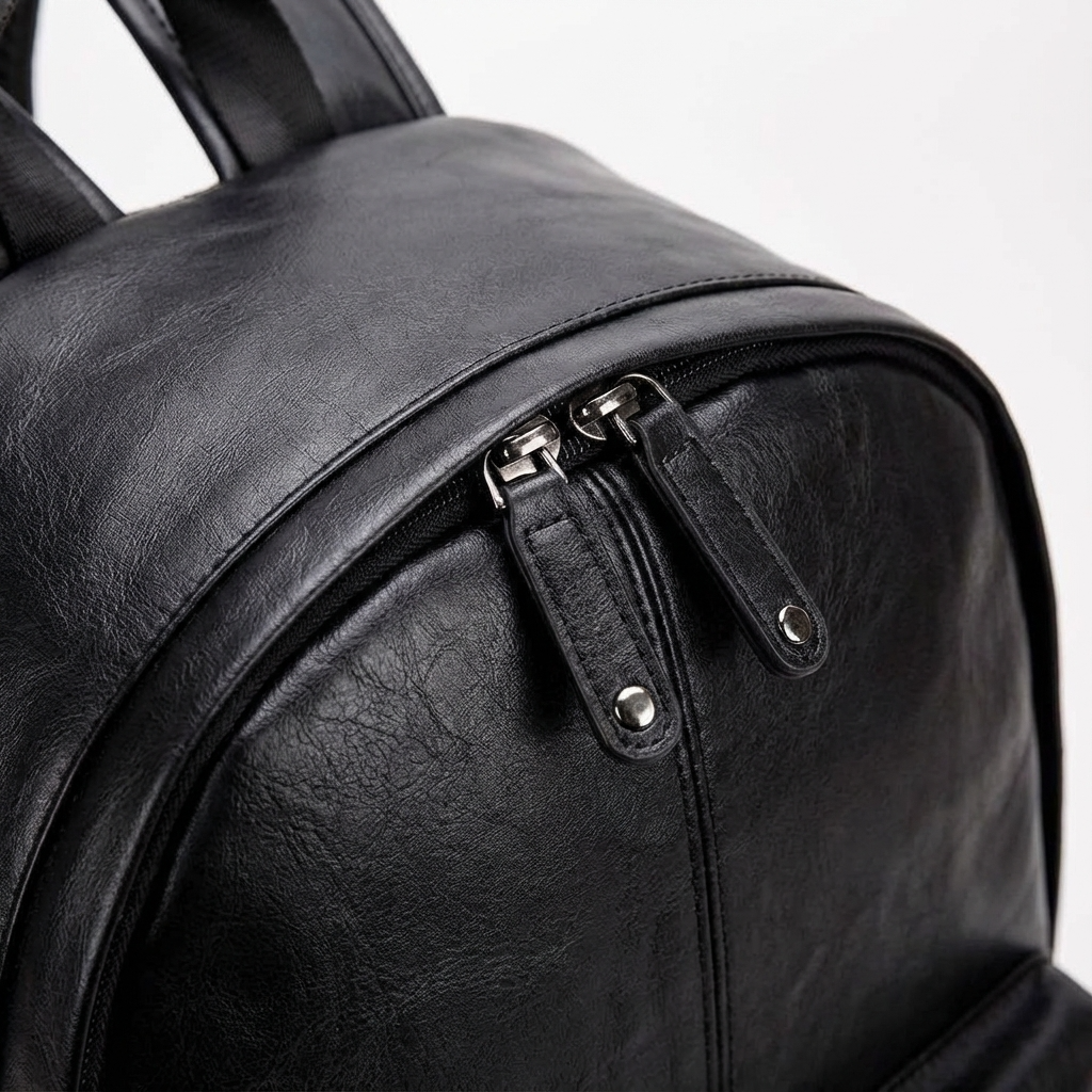Men's Vegan Leather Backpack – Modern Work Carry
