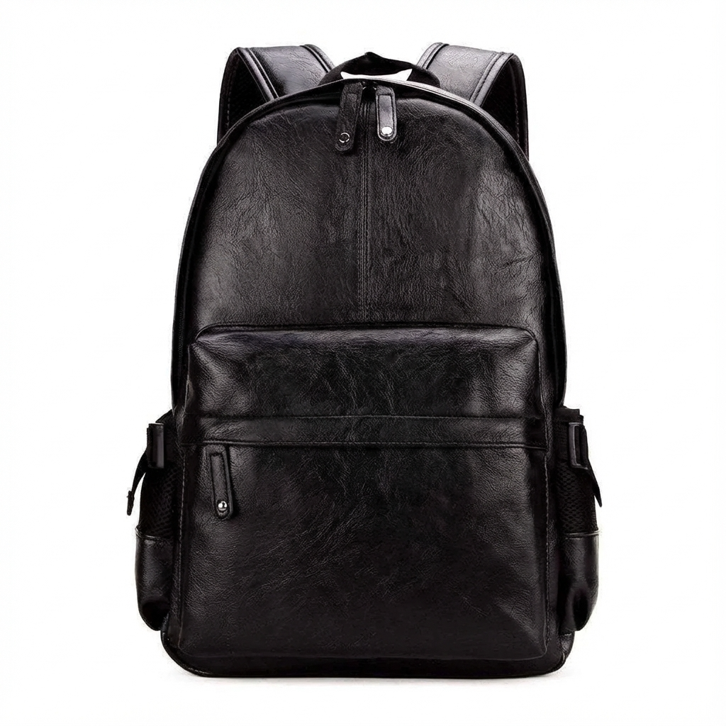 Men's Vegan Leather Backpack – Modern Work Carry