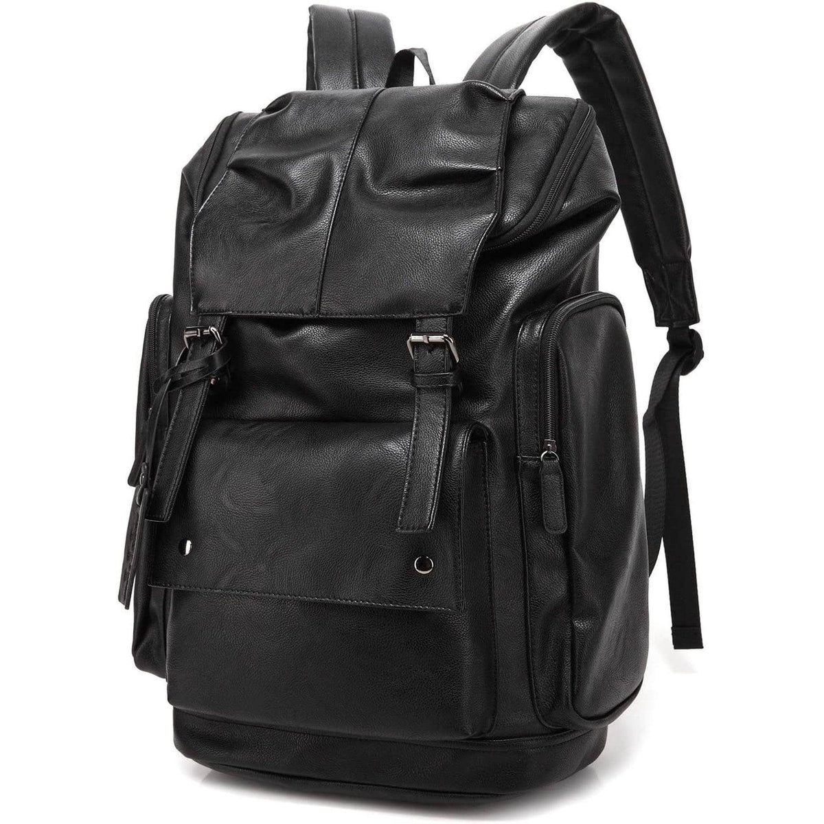 Men's Vegan Leather Backpack – Refined Daily Carry