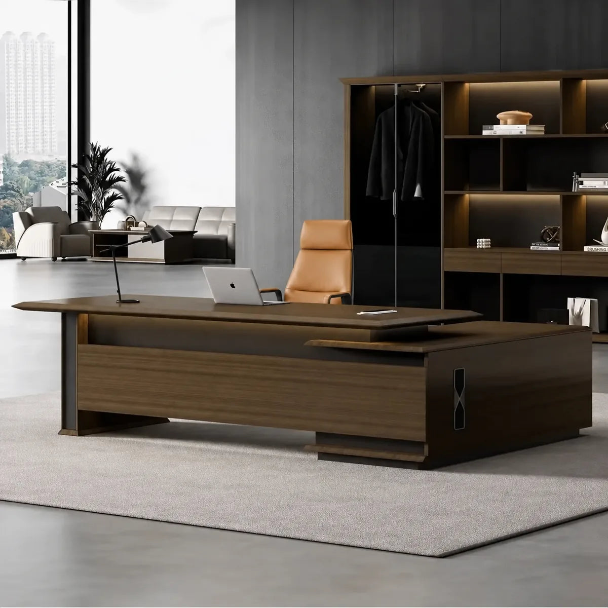 Milner · Modern L-Shaped Executive Desk