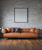 Modern 3-Seater Leather Sofa
