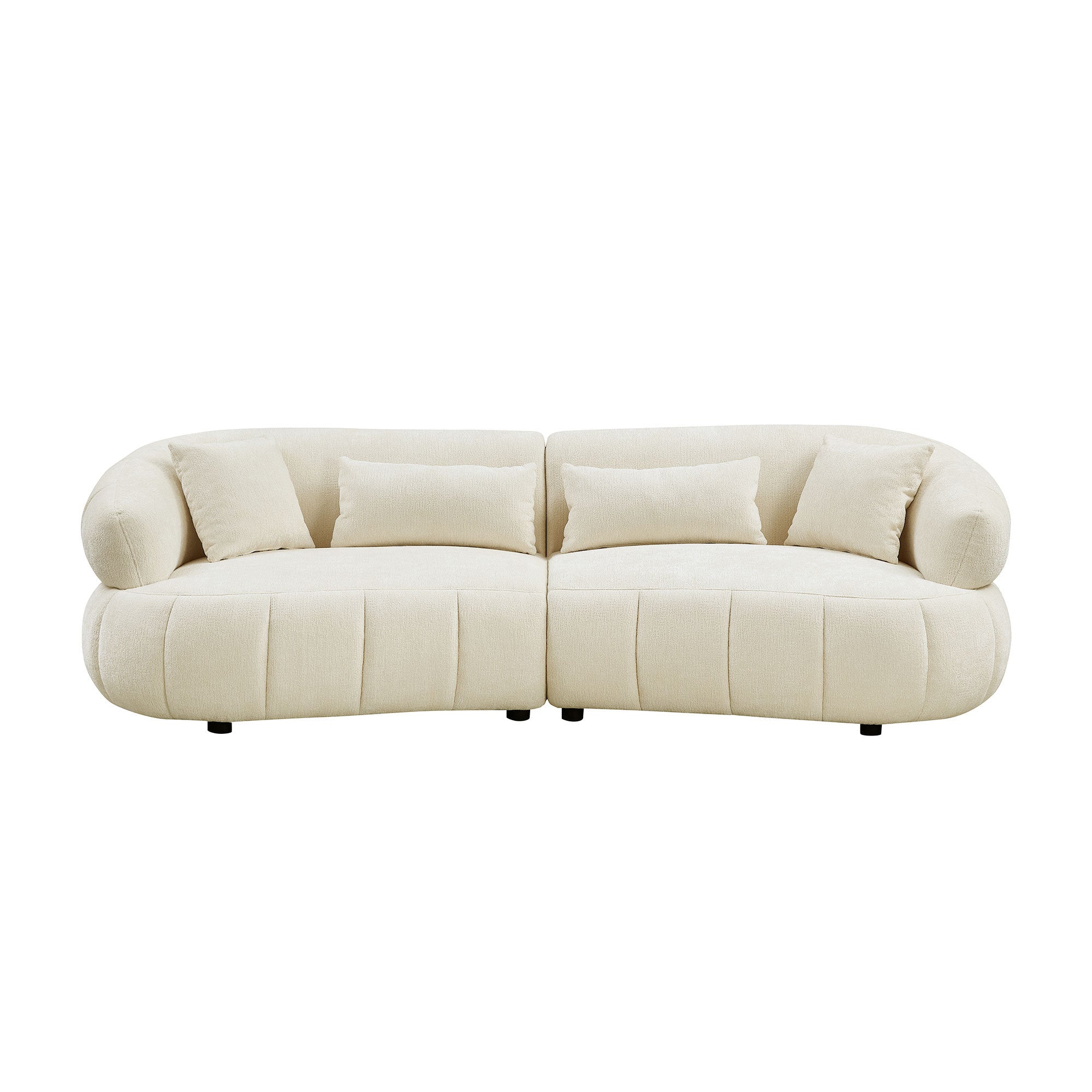 Modern Curved Modular Sofa
