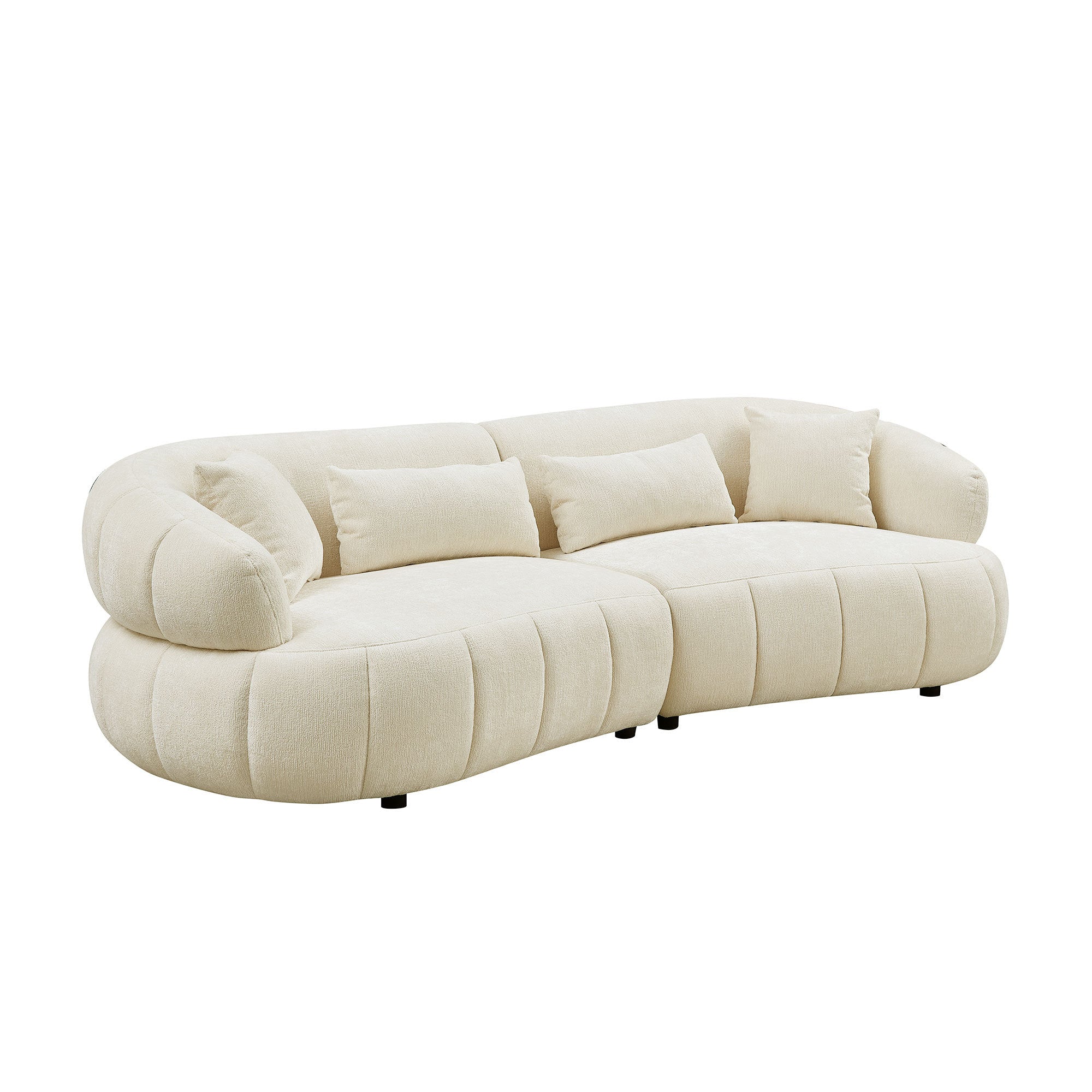 Modern Curved Modular Sofa