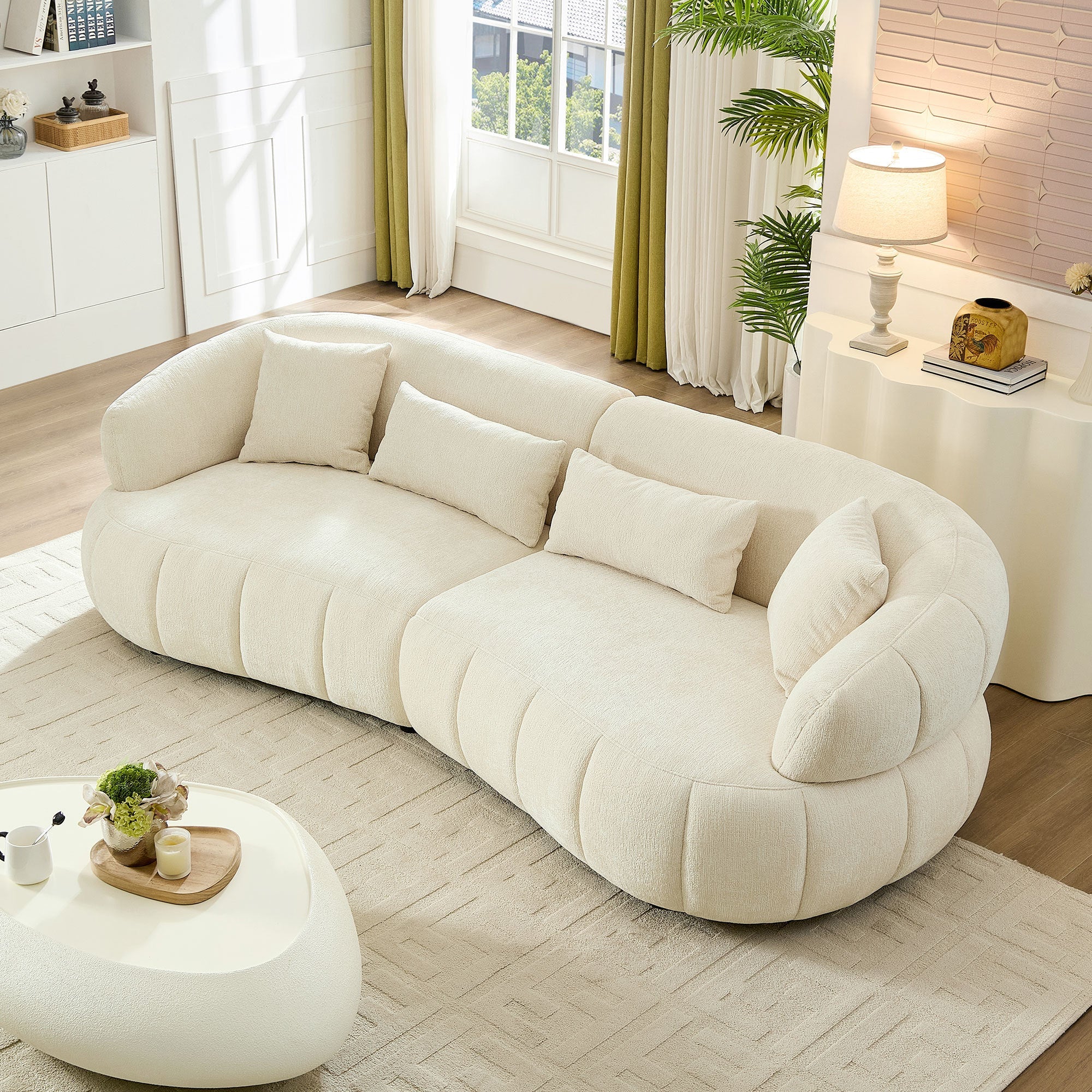 Modern Curved Modular Sofa