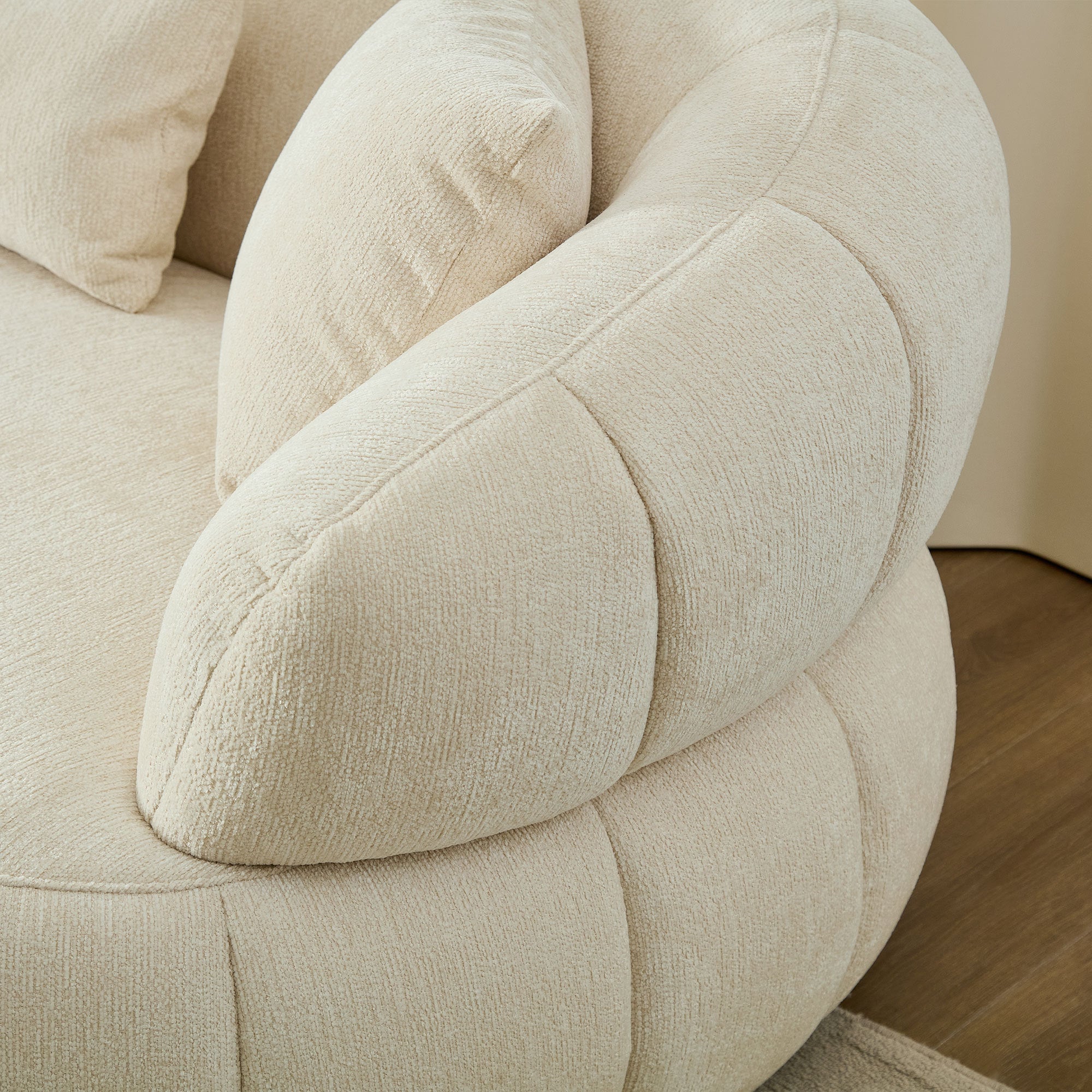 Modern Curved Modular Sofa