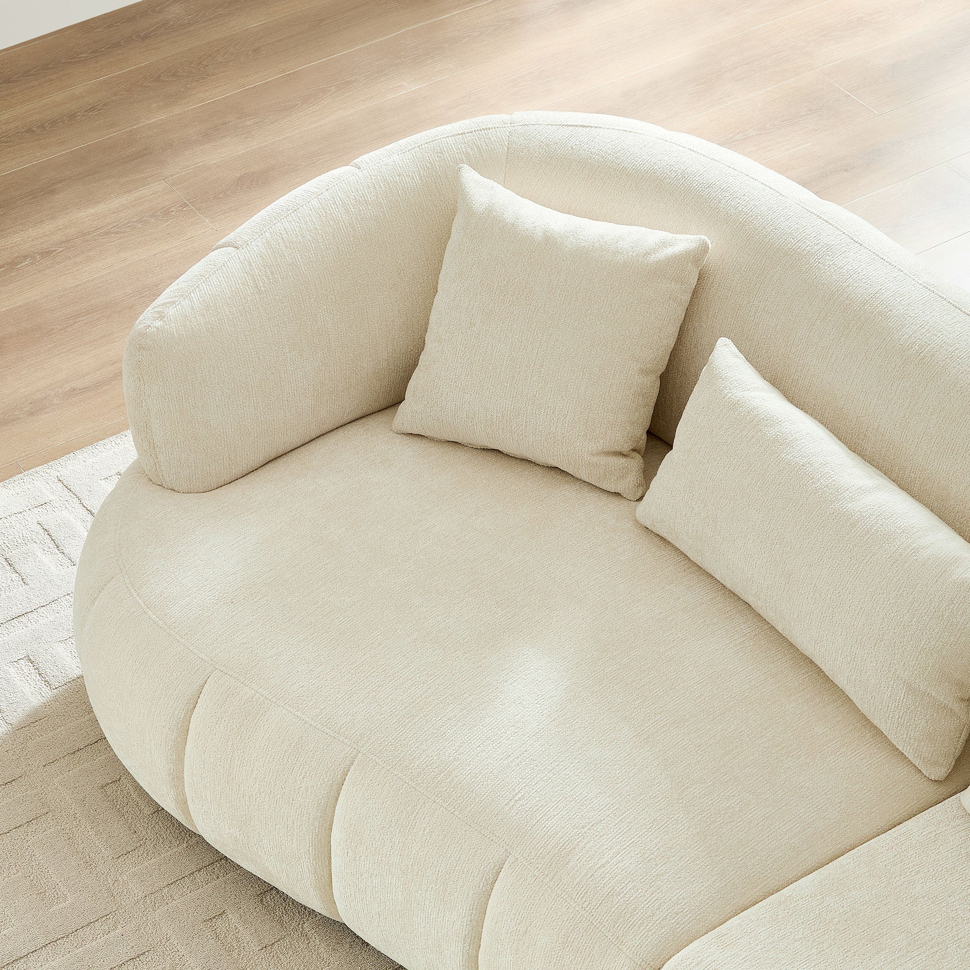 Modern Curved Modular Sofa