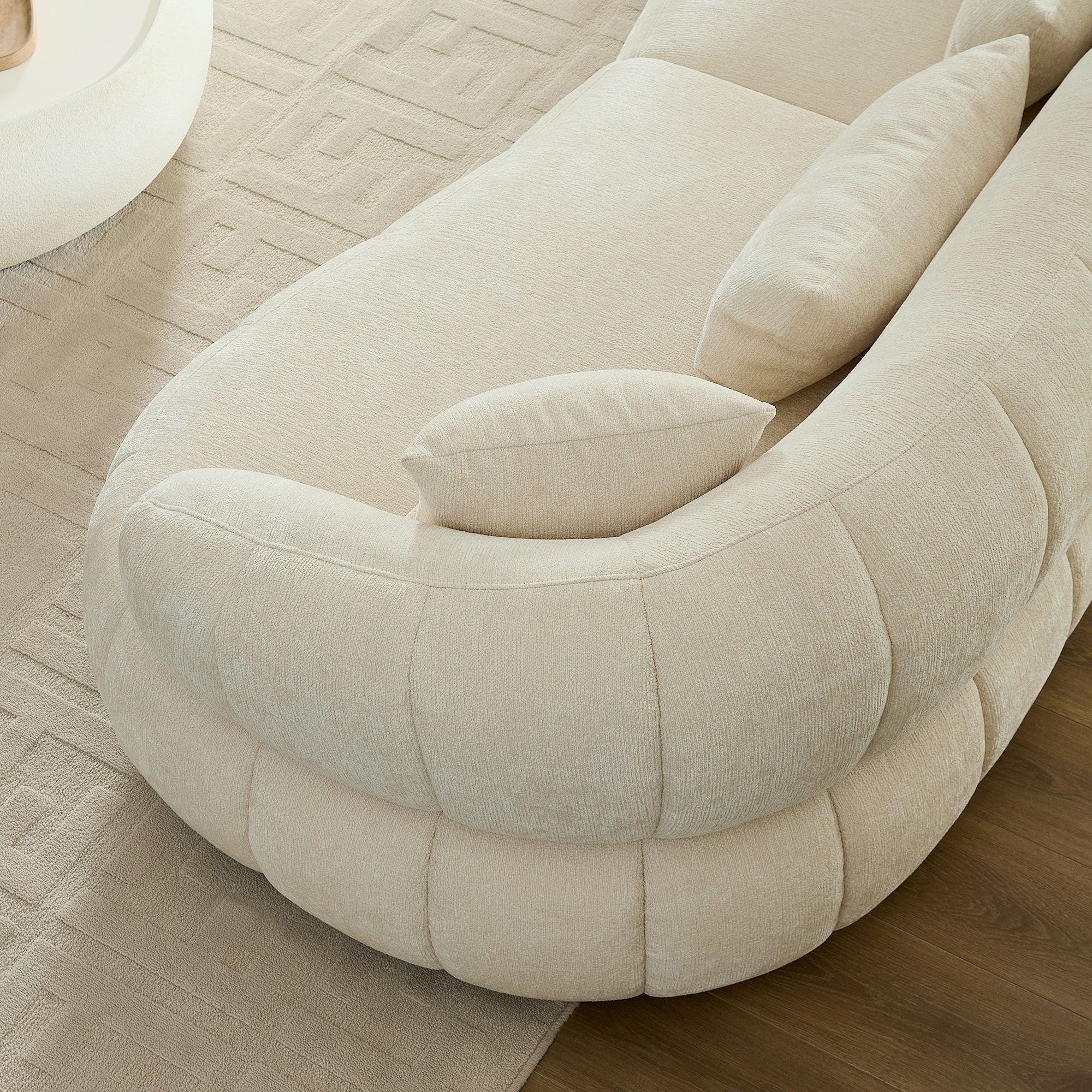 Modern Curved Modular Sofa