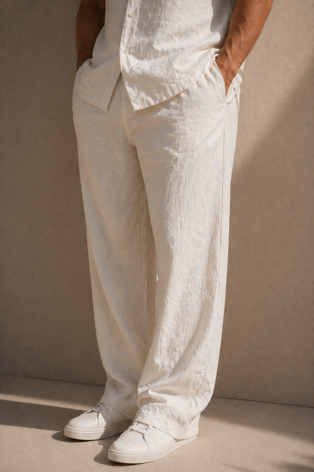 Monaco Linen Set – Off White