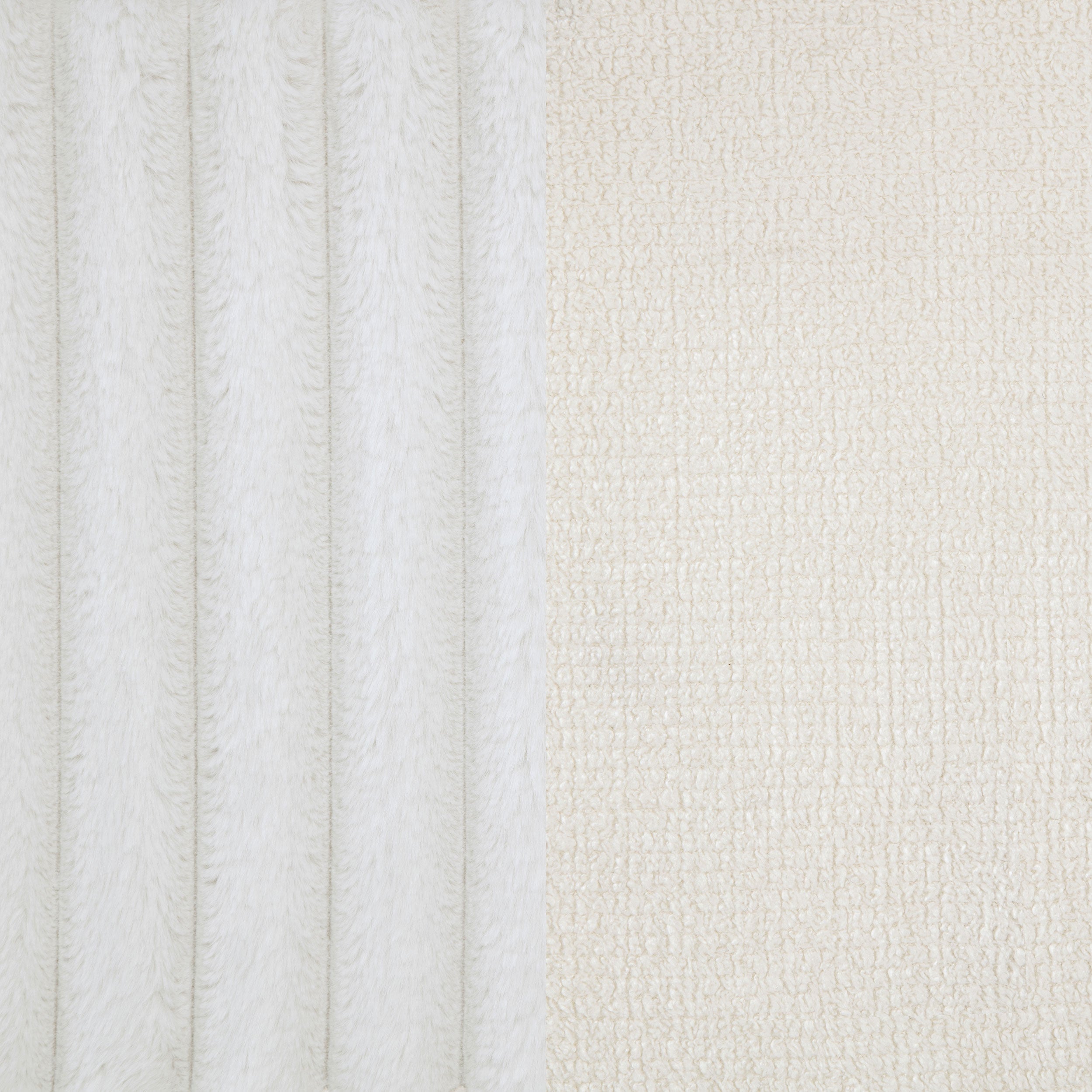 Natasha 65-inch Upholstered Queen Wingback Bed Cream