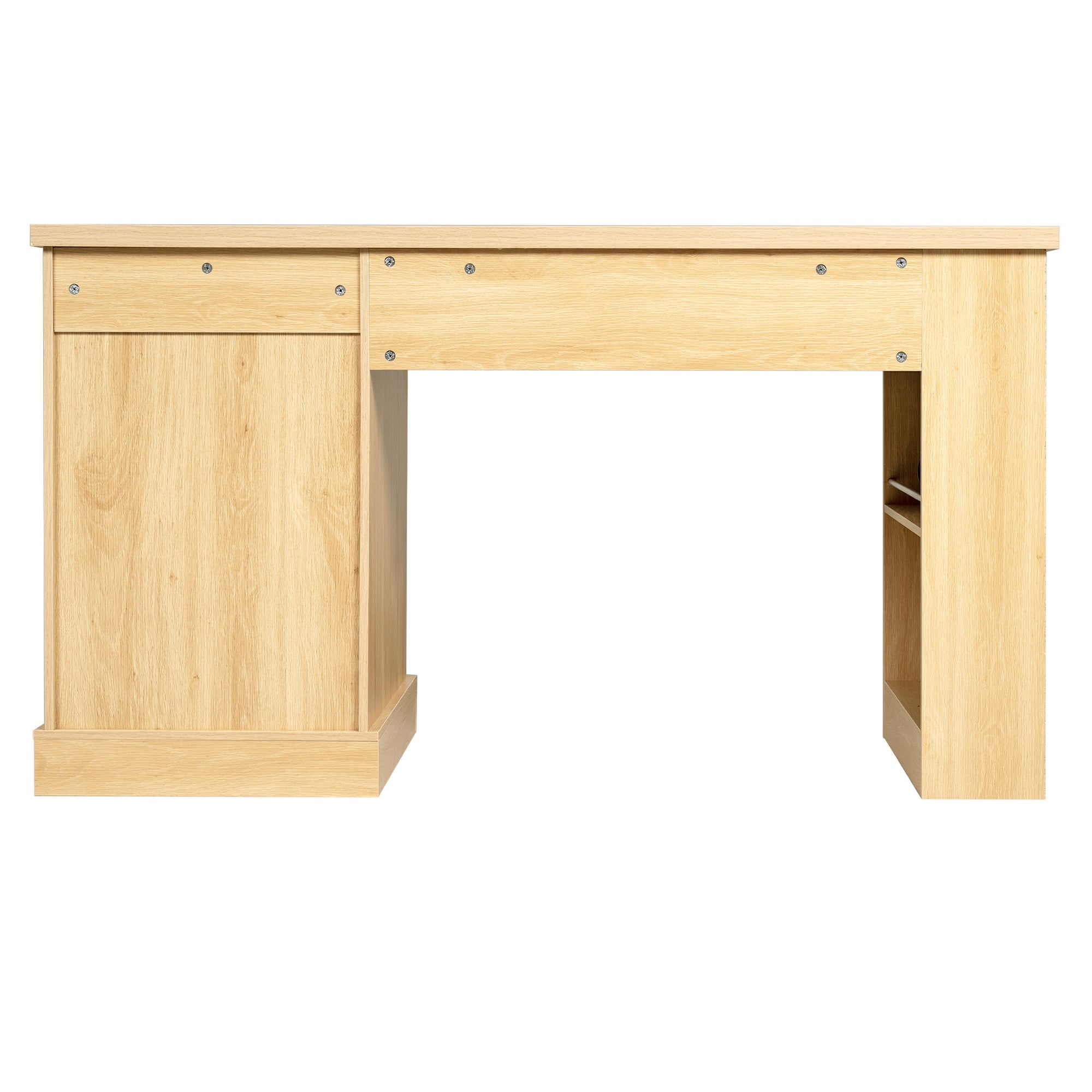 Oakridge Fluted Home Office Desk with Charging Station