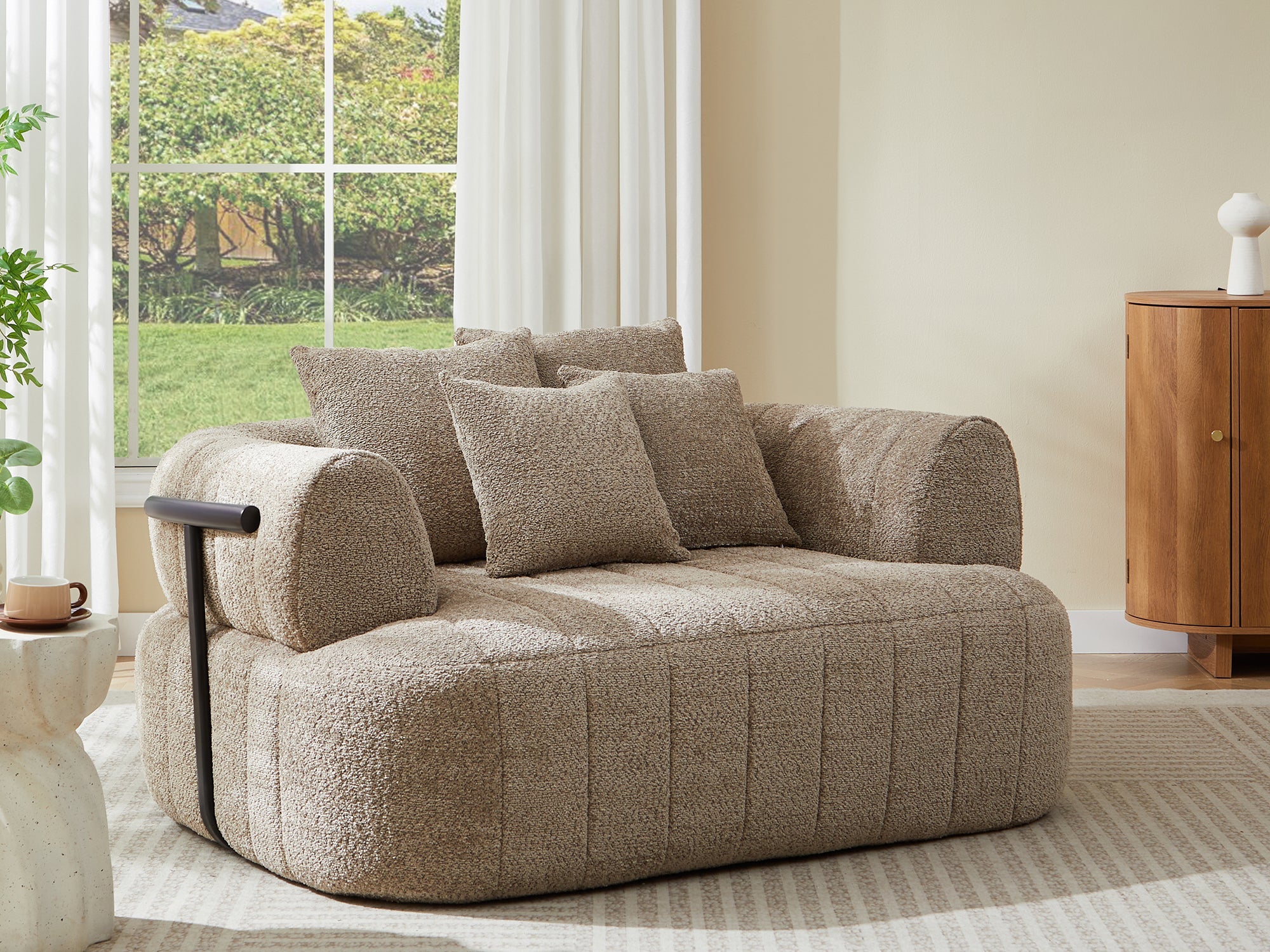 Oversized Bouclé Cloud Chair