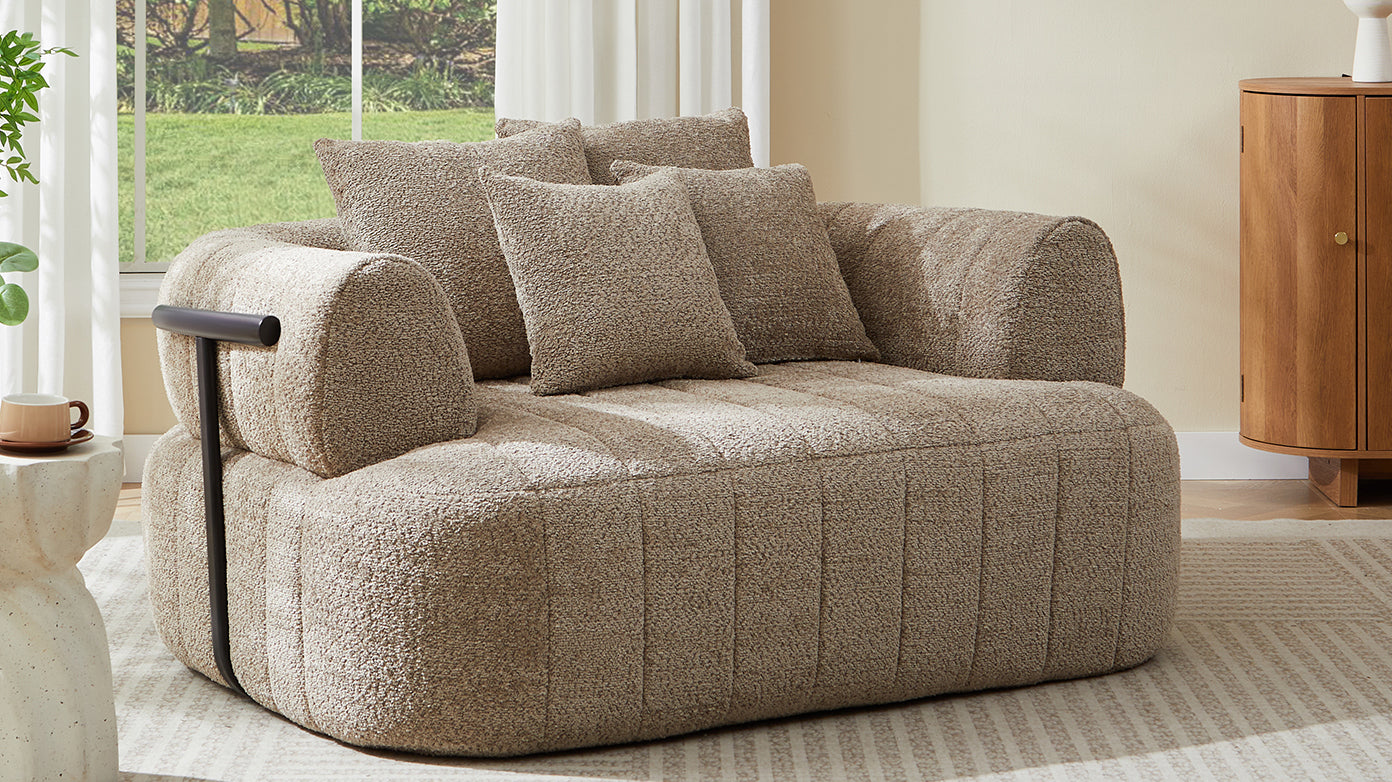 Oversized Bouclé Cloud Chair