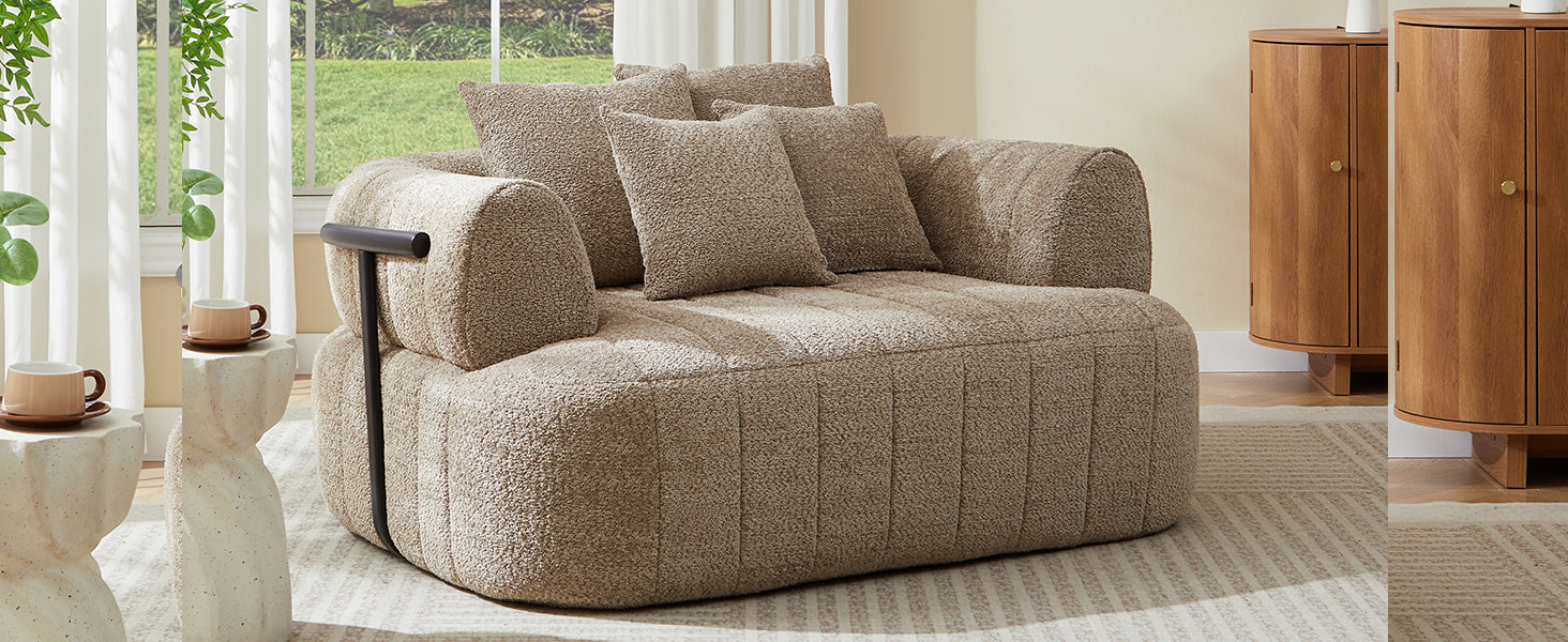 Oversized Bouclé Cloud Chair