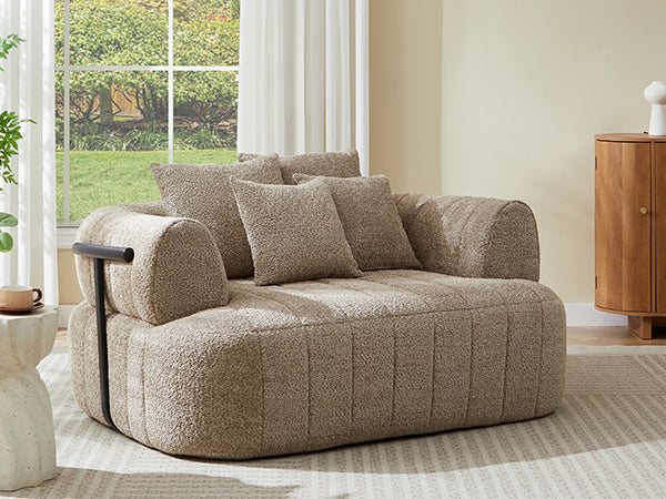 Oversized Bouclé Cloud Chair