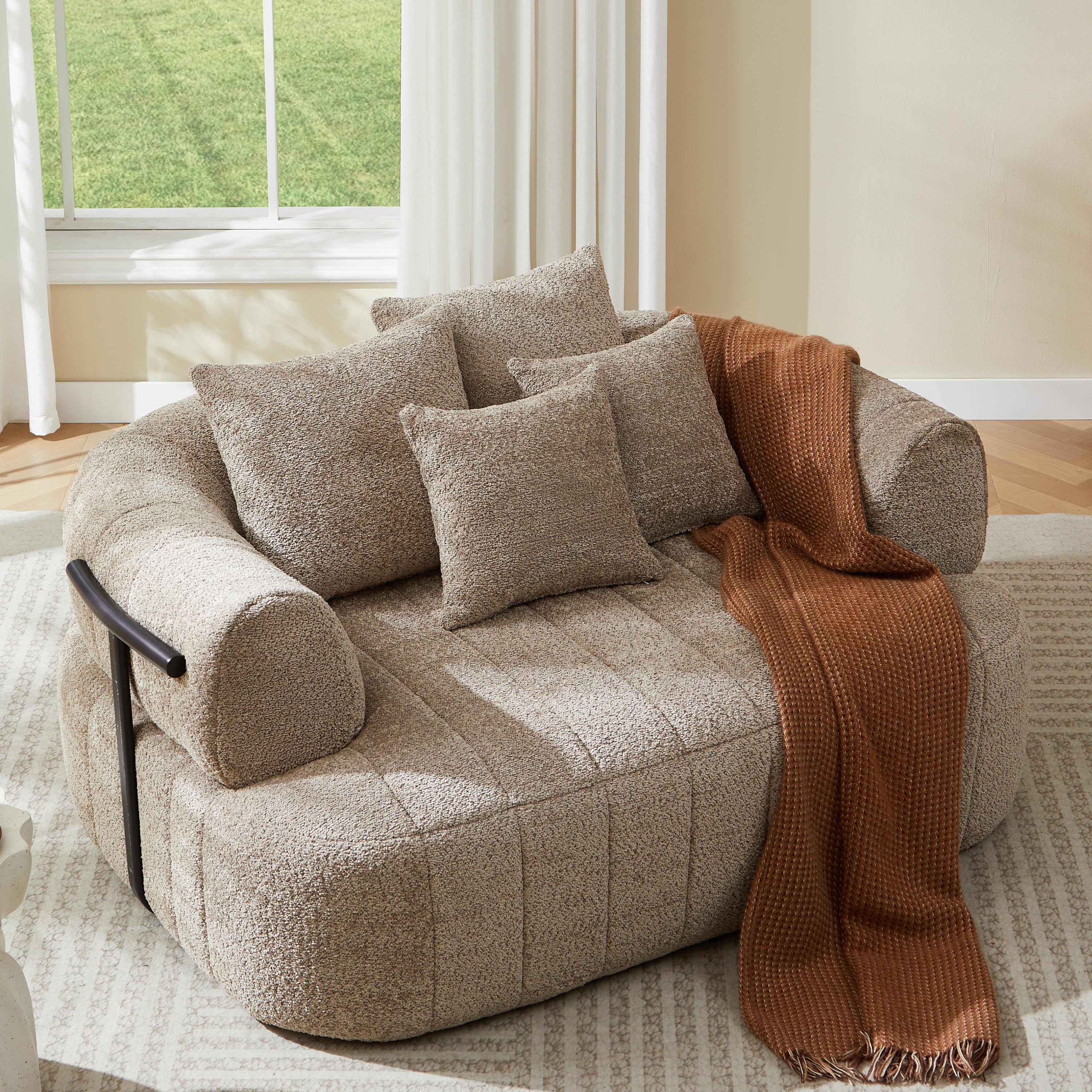 Oversized Bouclé Cloud Chair