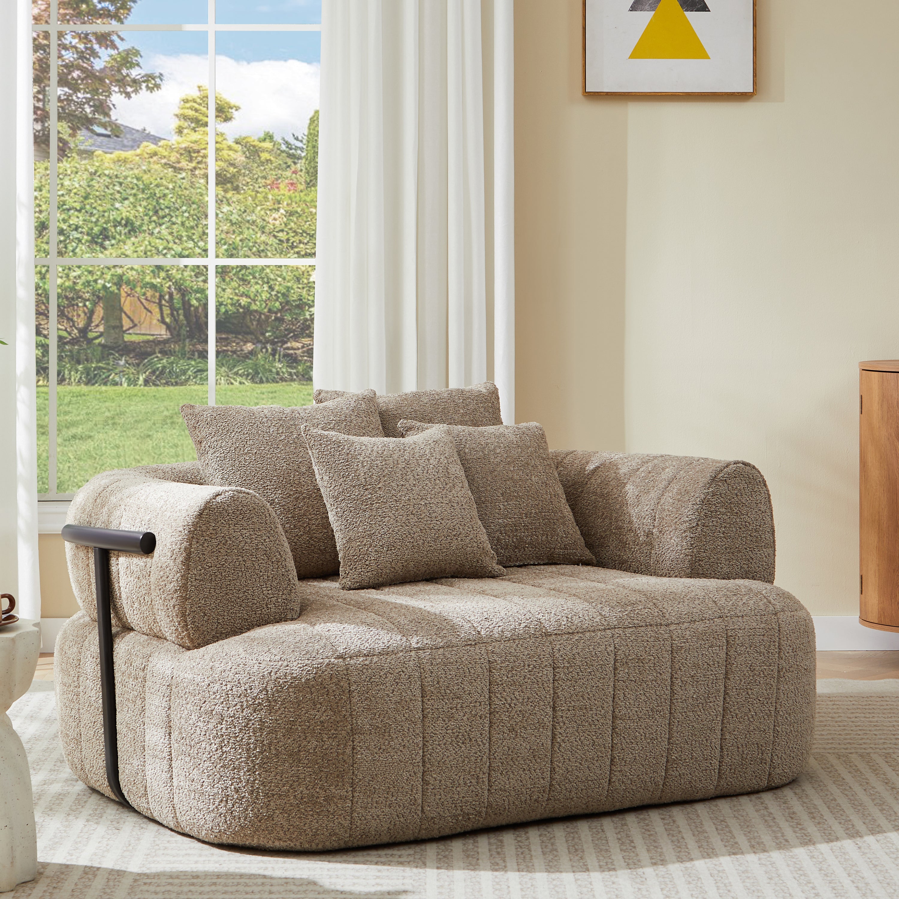Oversized Bouclé Cloud Chair