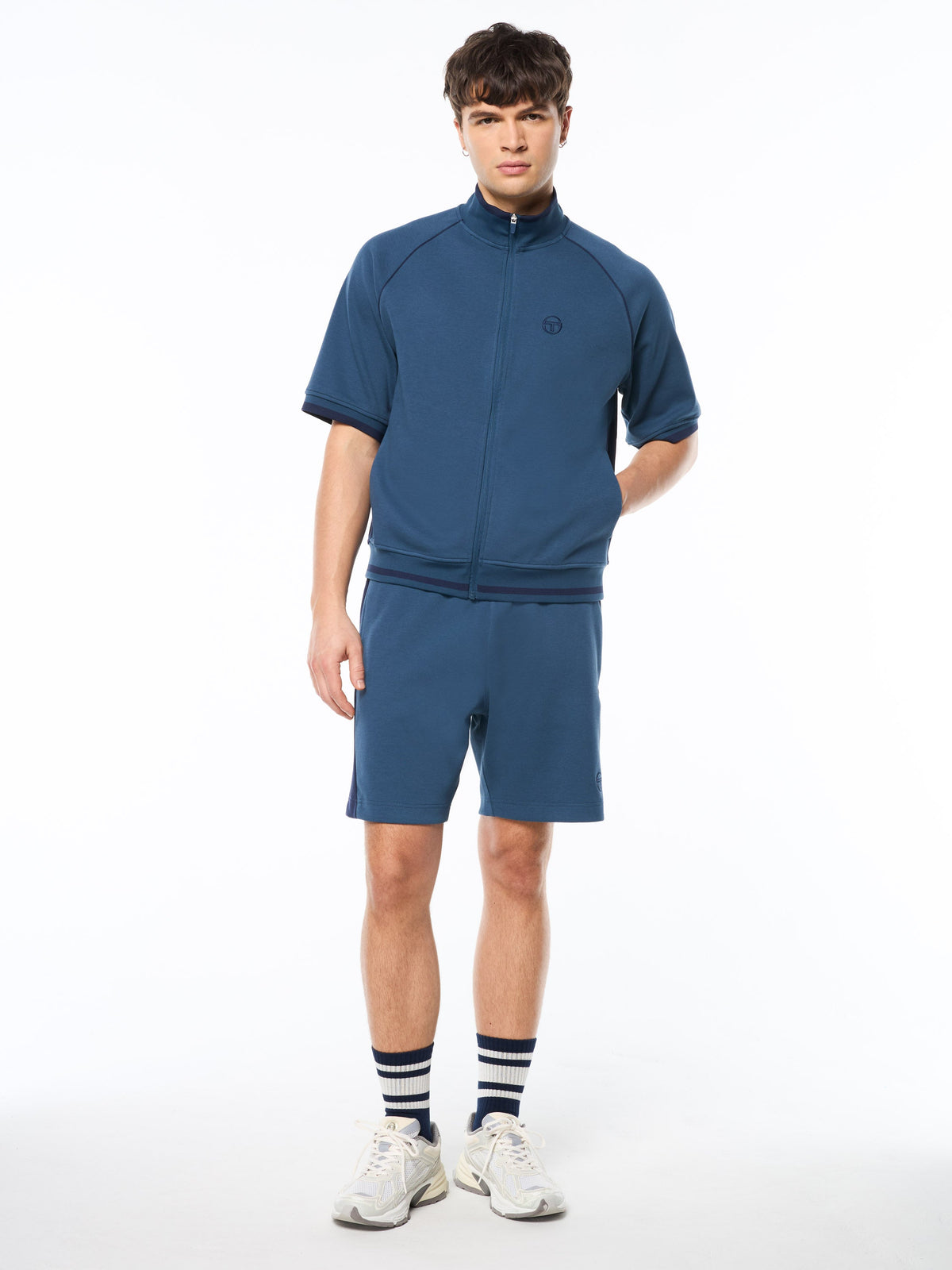Pannello Short Sleeve Track Jacket-Key Largo