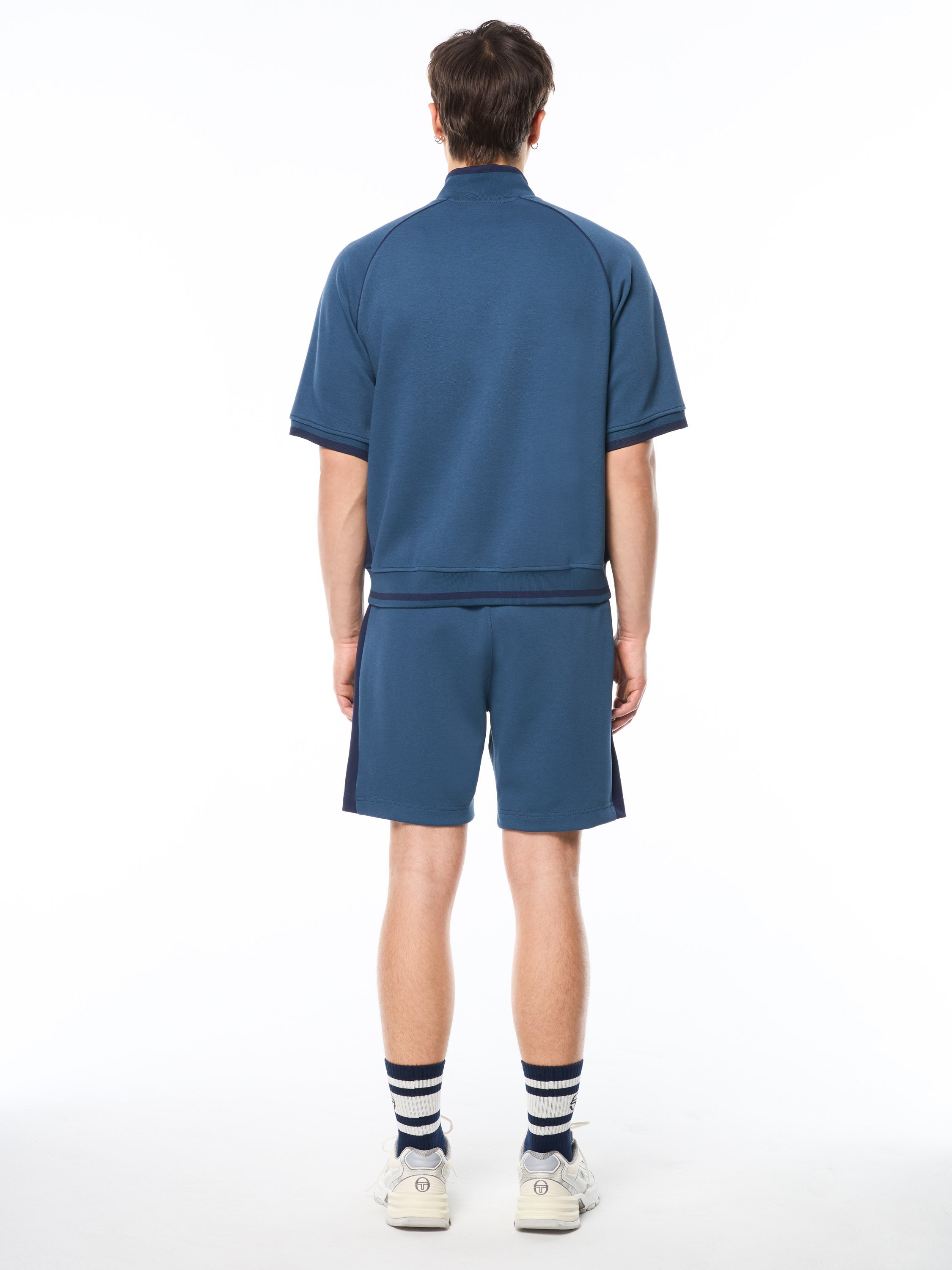 Pannello Short Sleeve Track Jacket-Key Largo
