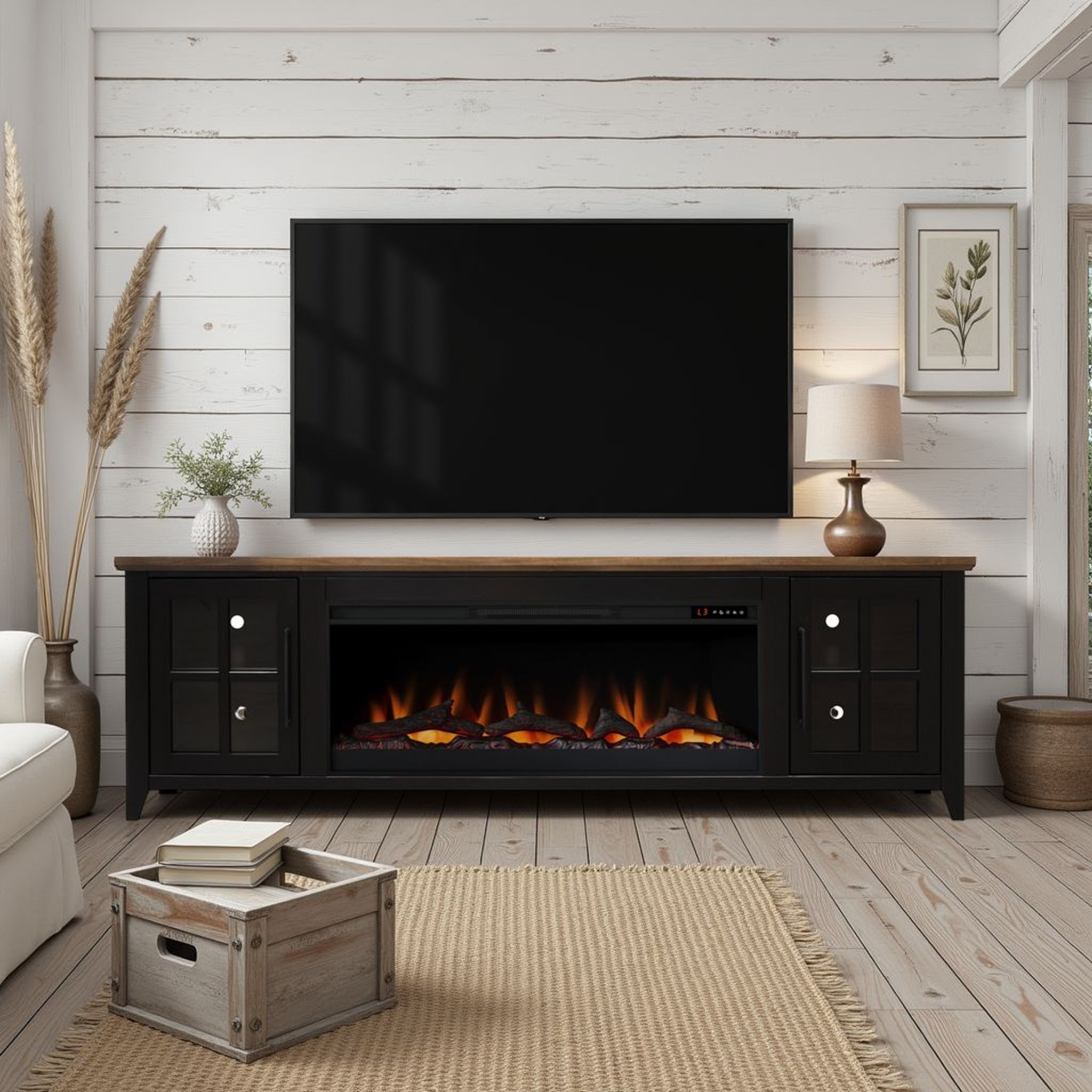 Premium Fireplace TV Console