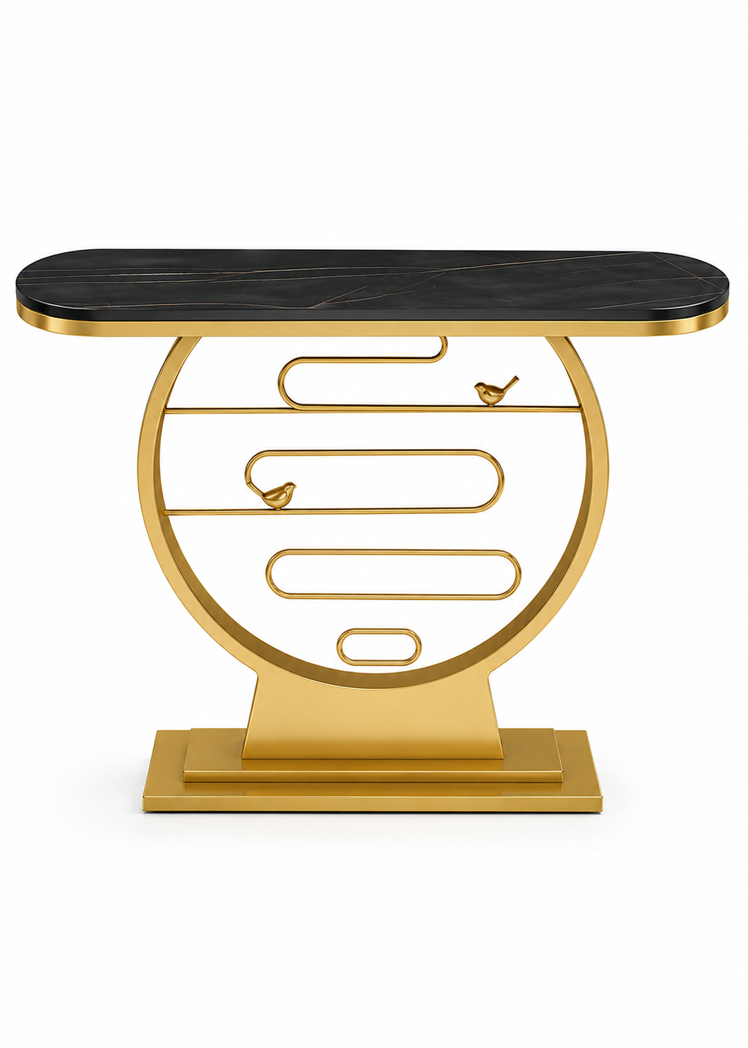 Prestige Harmony Marble & Steel Console
